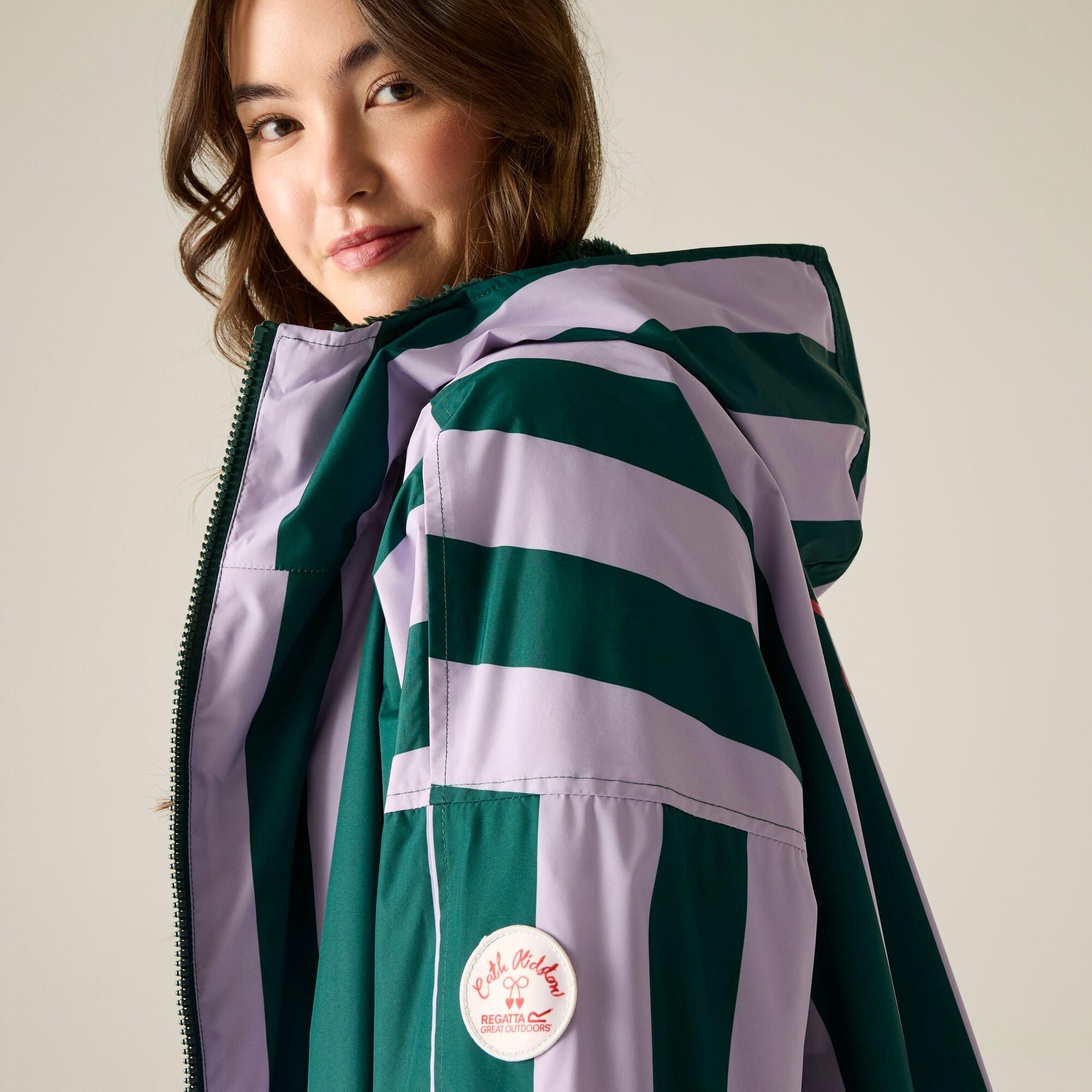 Lilac & Green C - Regatta - Womens Cath Kidston Hydrafort Changing Robe - 5
