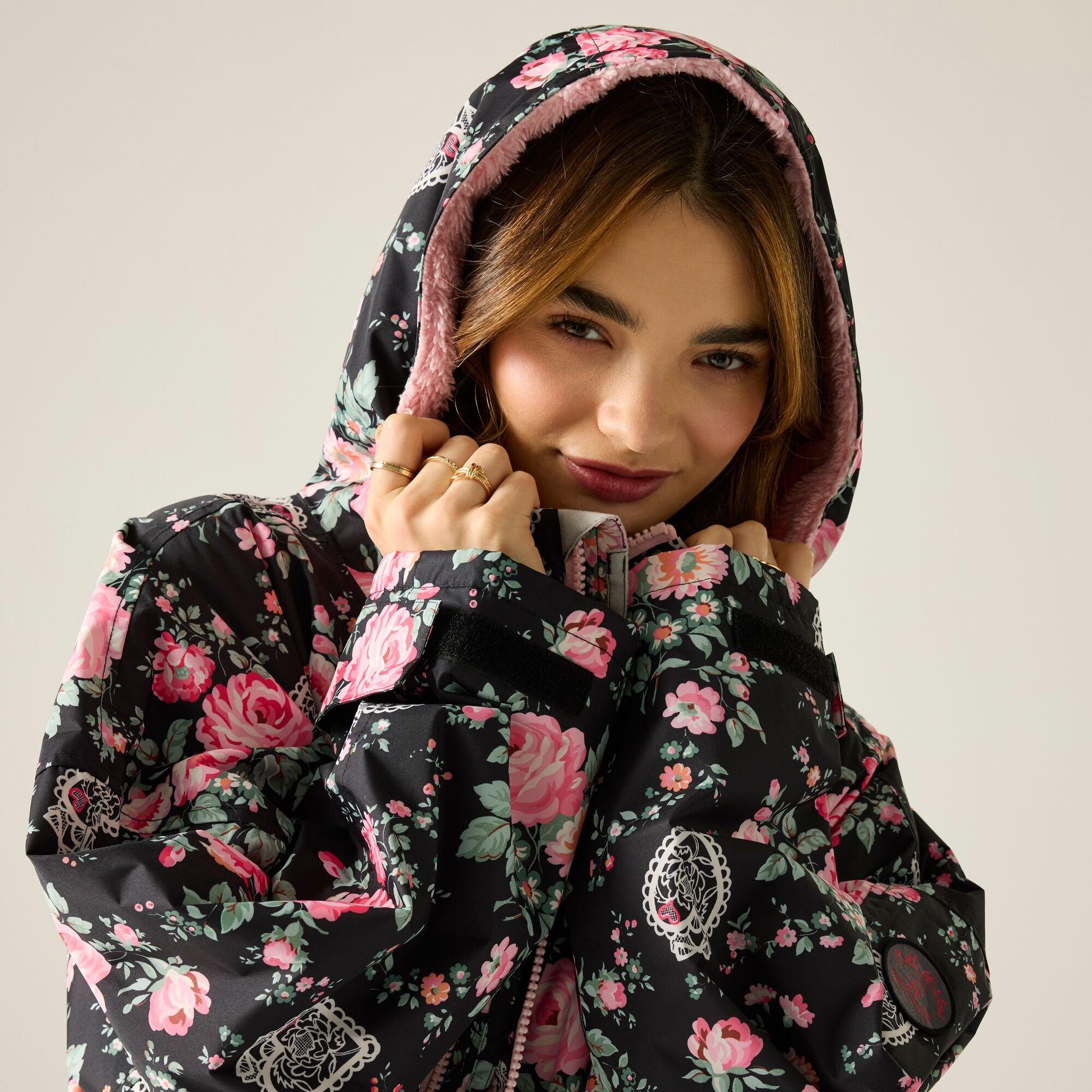 Regatta Women's Cath Kidston Hydrafort Changing Robe - Black Hackney R - XS/S