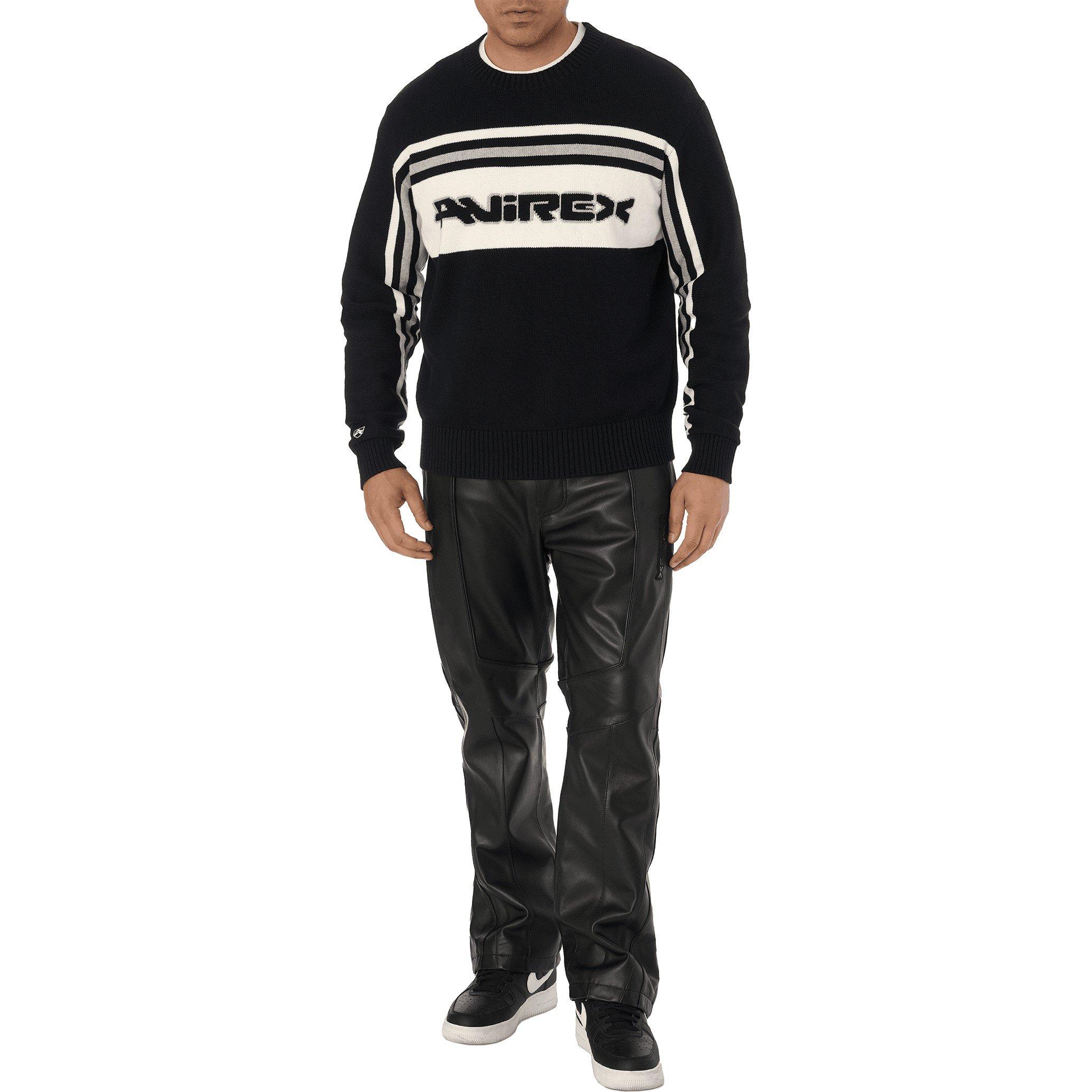 Black - Avirex - Racer Crewneck Sweatshirt - 10