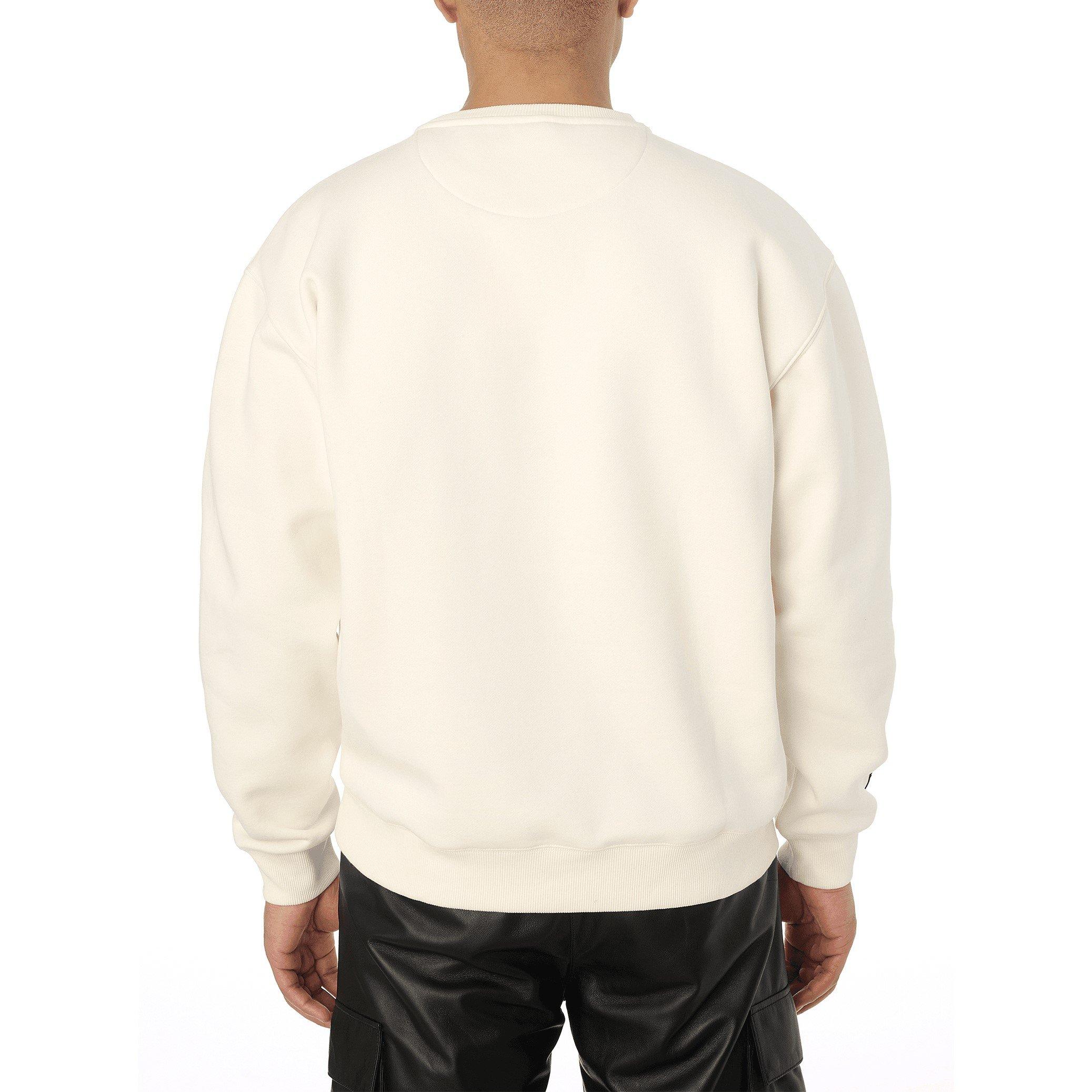 White - Avirex - Script Crewneck Sweatshirt - 9