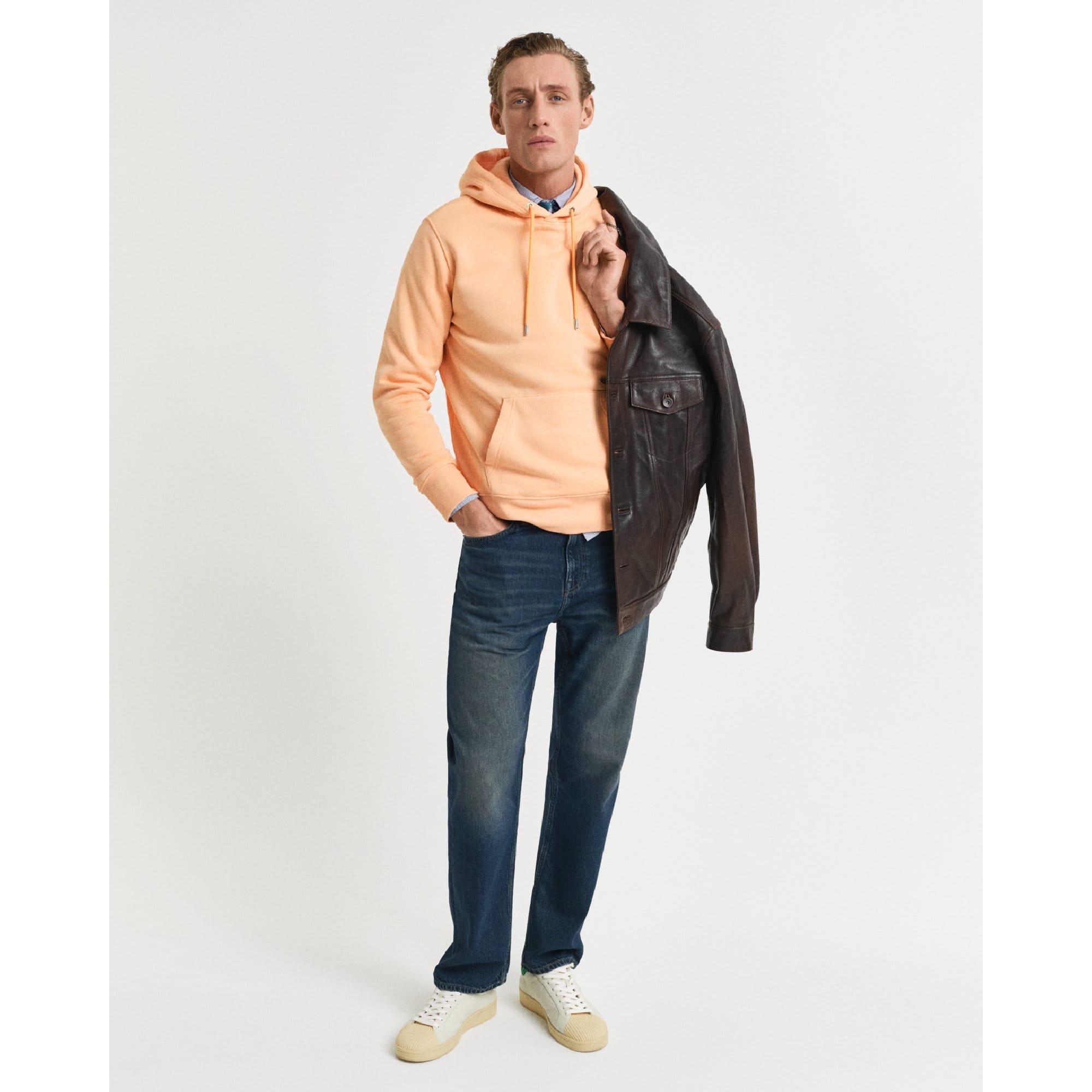 Orange - Gant - Regular-Fit Shield Hoodie - 2