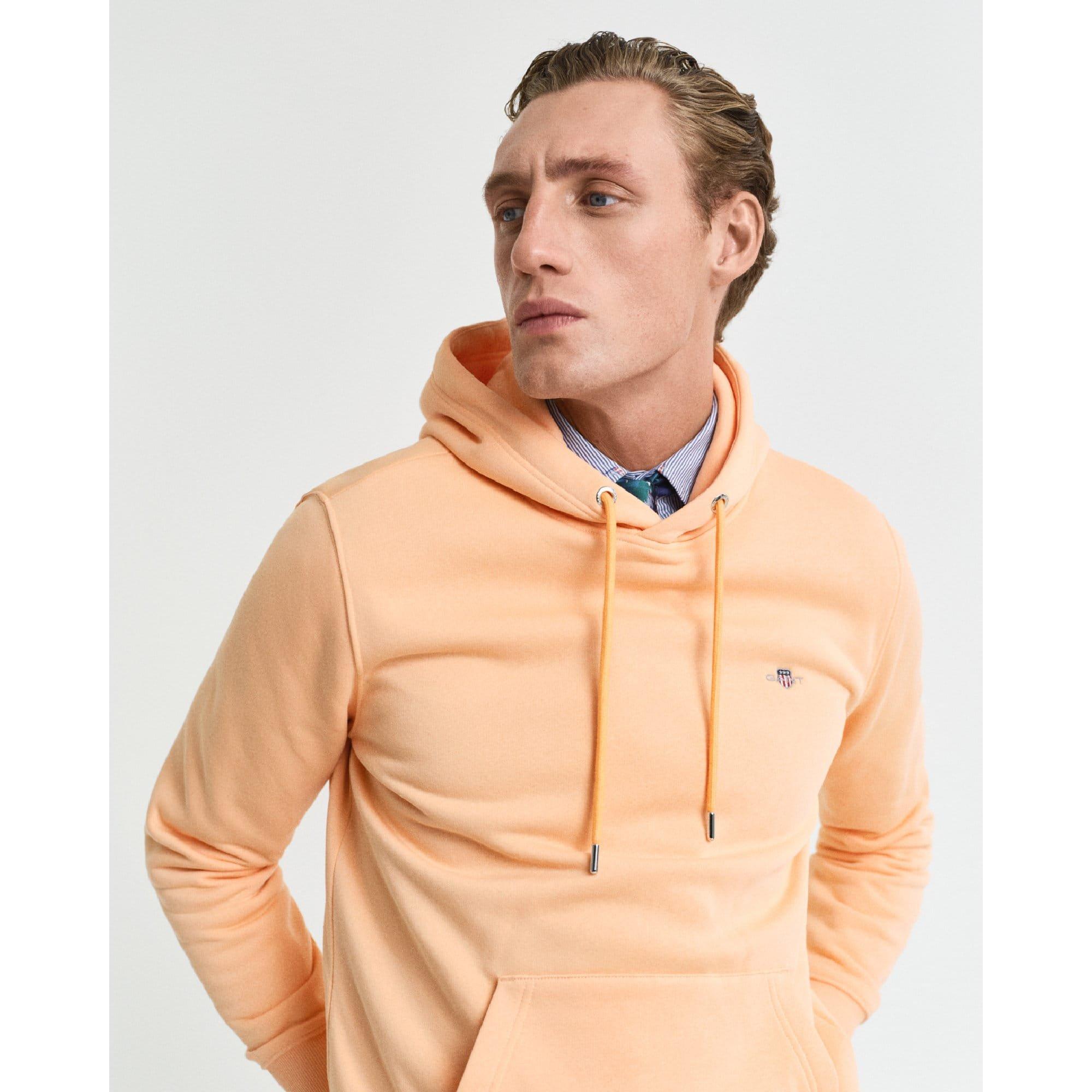 Orange - Gant - Regular-Fit Shield Hoodie - 3