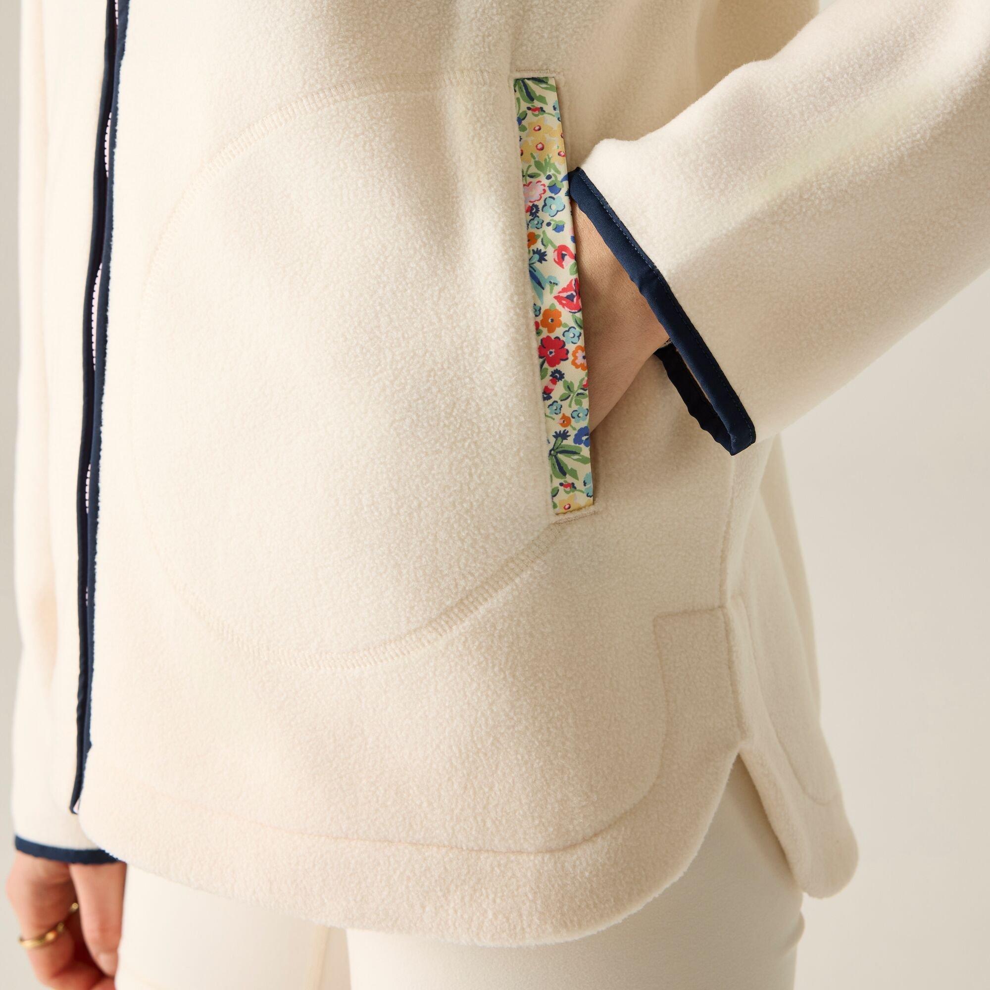 Ivory Cream - Regatta - Womens Cath Kidston Full Zip Fleece - 4