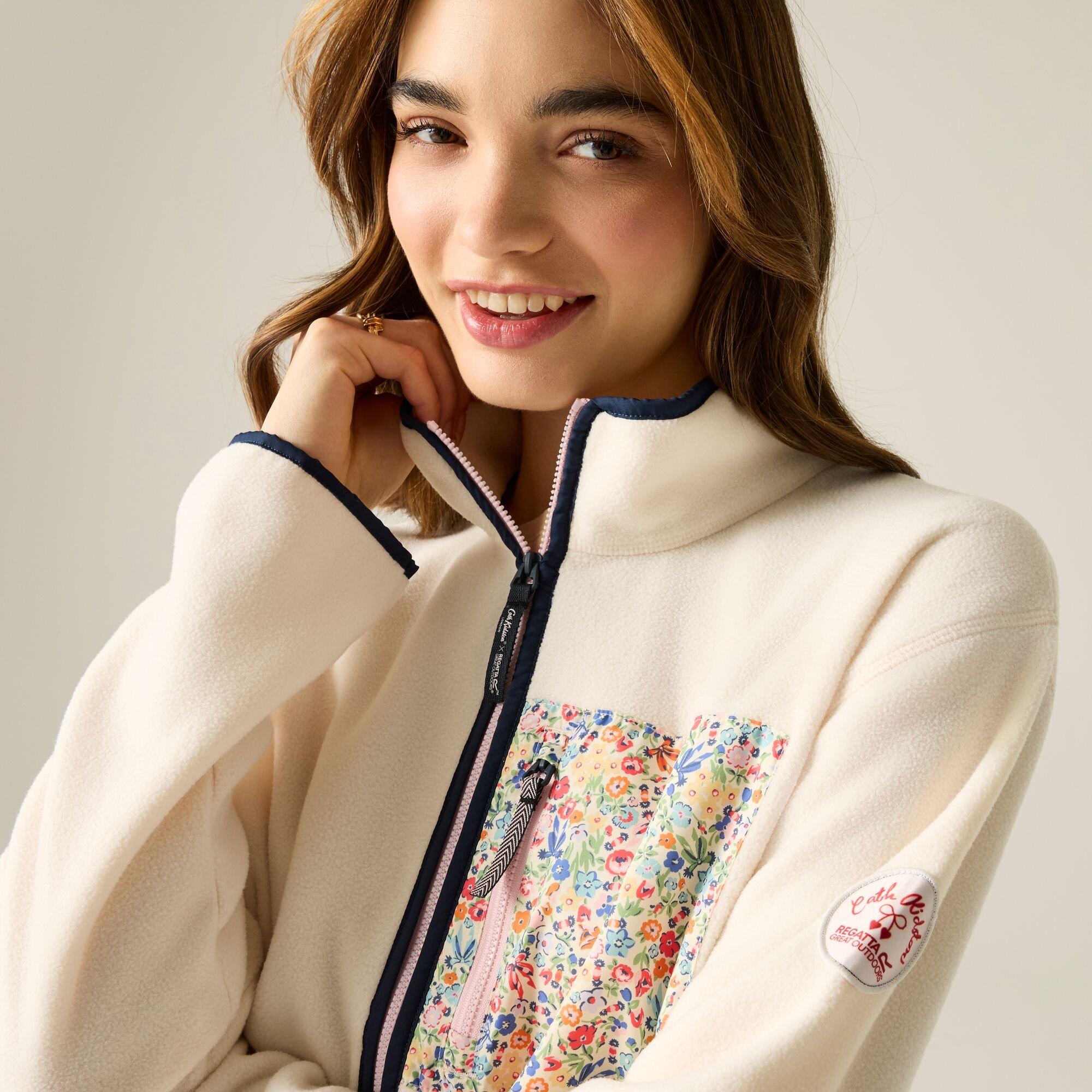 Ivory Cream - Regatta - Womens Cath Kidston Full Zip Fleece - 5