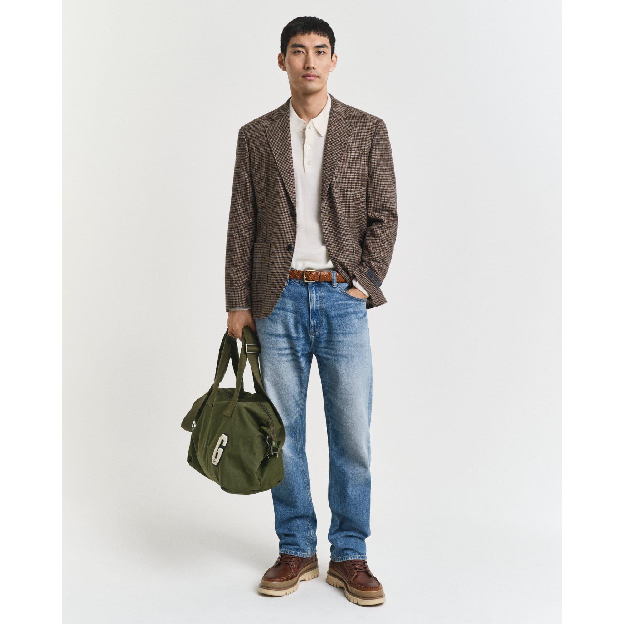 Cream - Gant - Superfine Lambswool Polo Shirt - 4