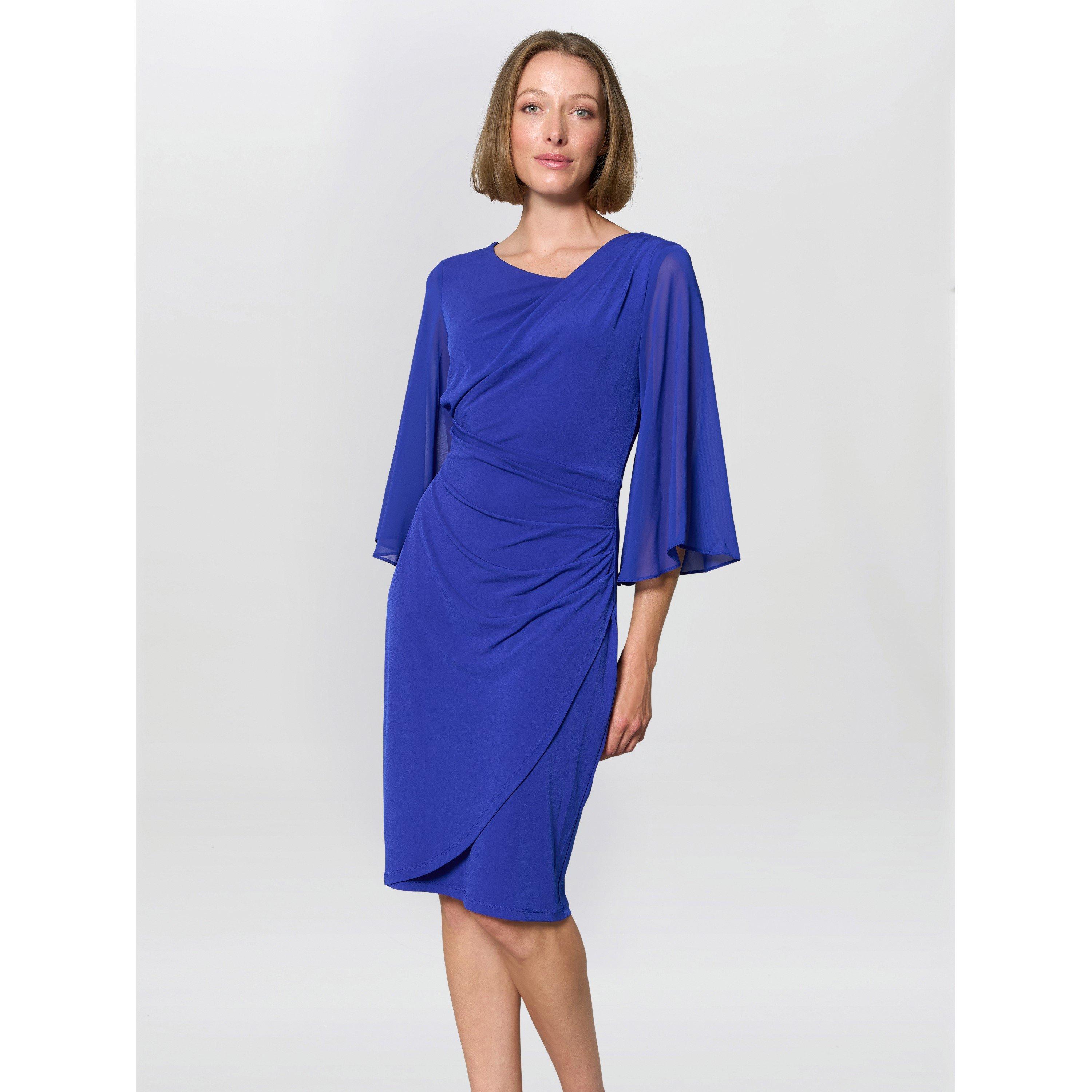 Cobalt - Gina Bacconi - Jo Draped Jersey Dress - 2