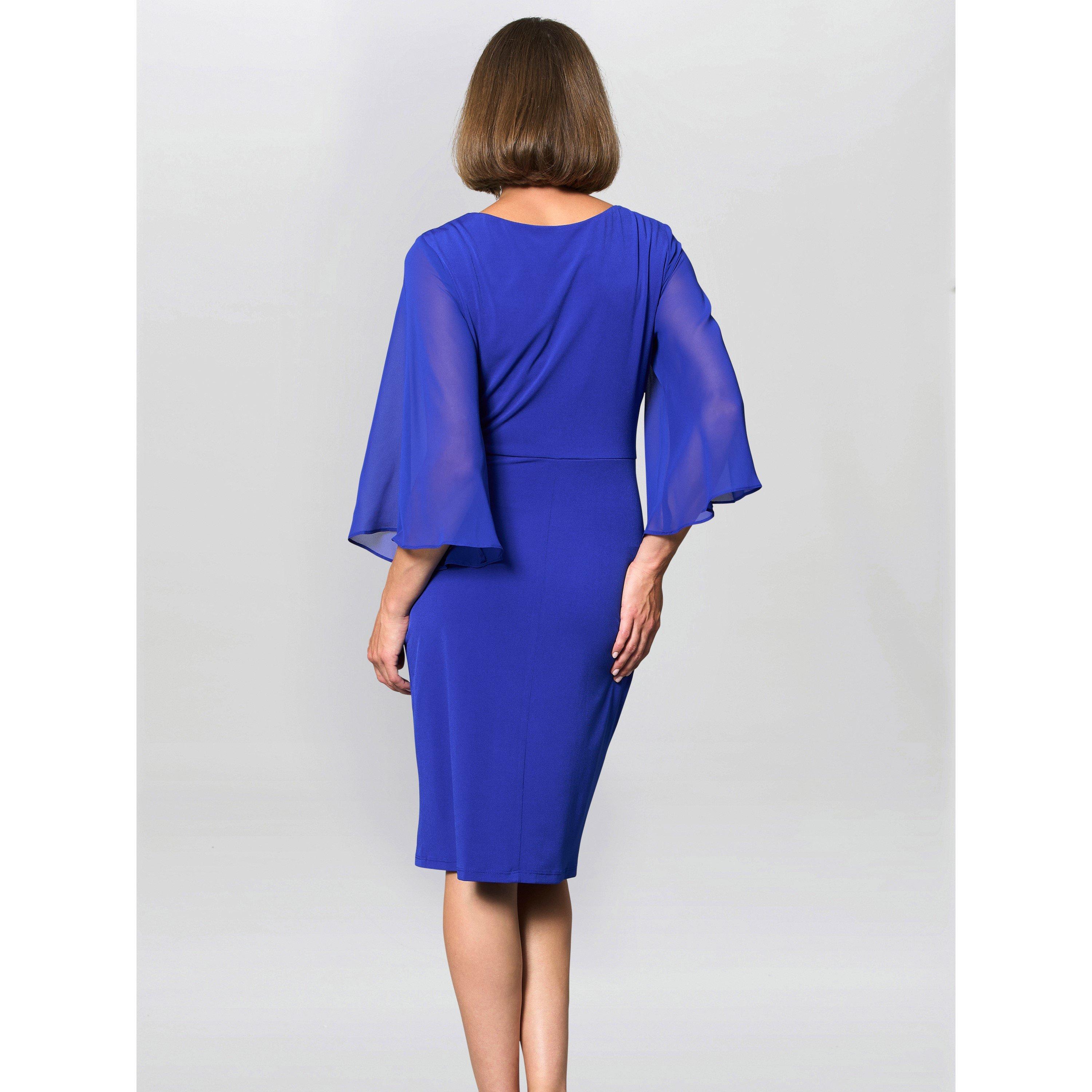 Cobalt - Gina Bacconi - Jo Draped Jersey Dress - 3