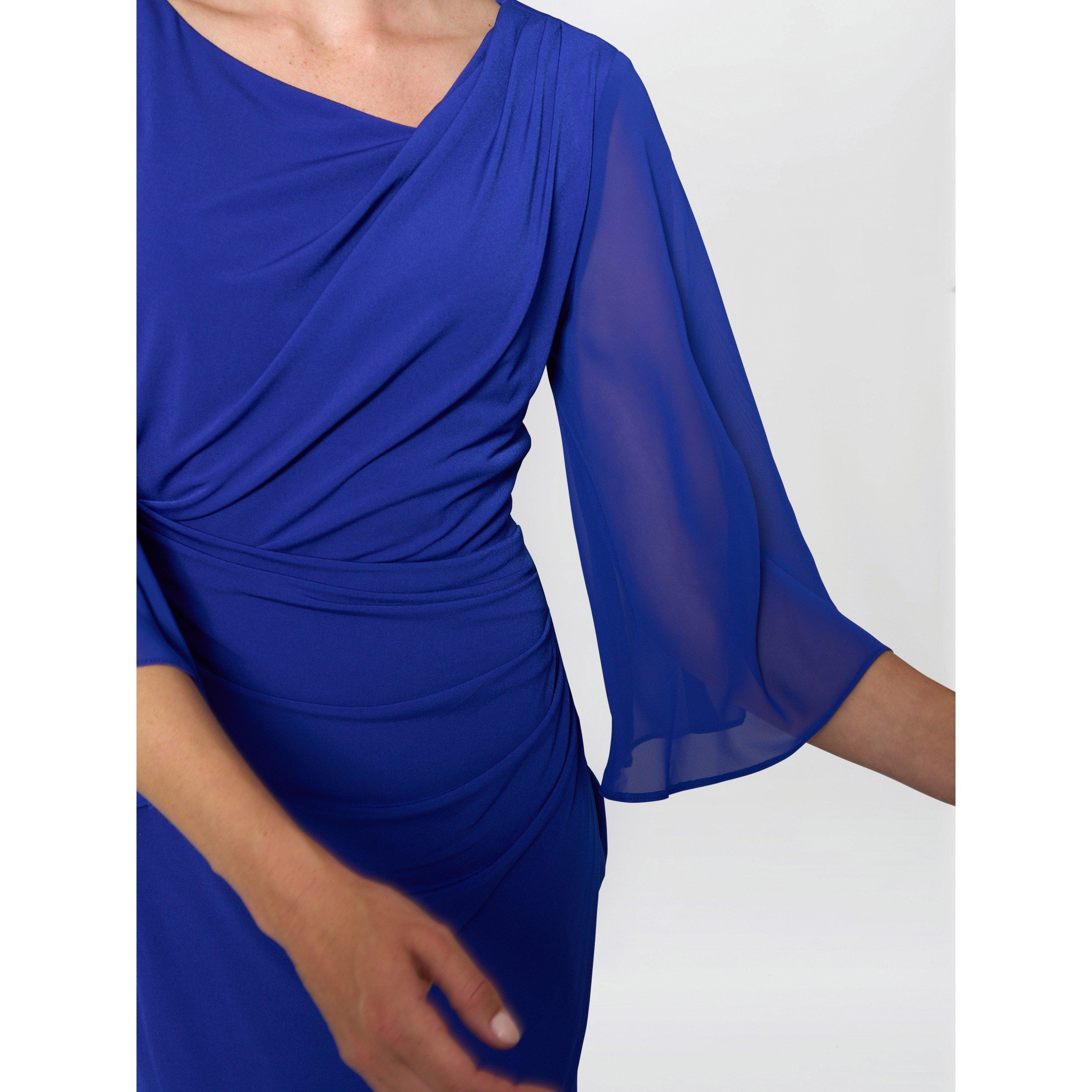 Cobalt - Gina Bacconi - Jo Draped Jersey Dress - 5