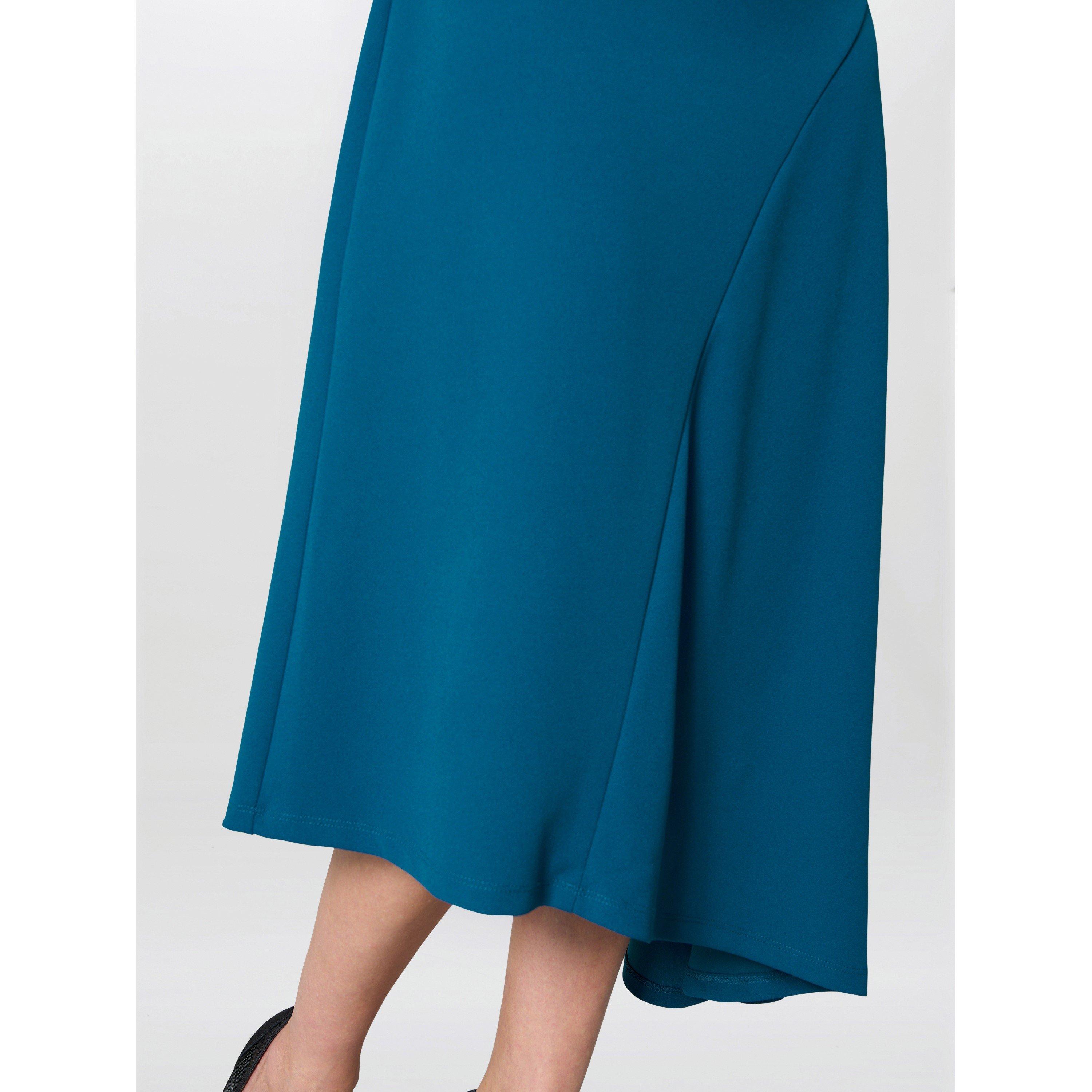 Blue - Gina Bacconi - Elma Fit And Flare Midi Dress - 5