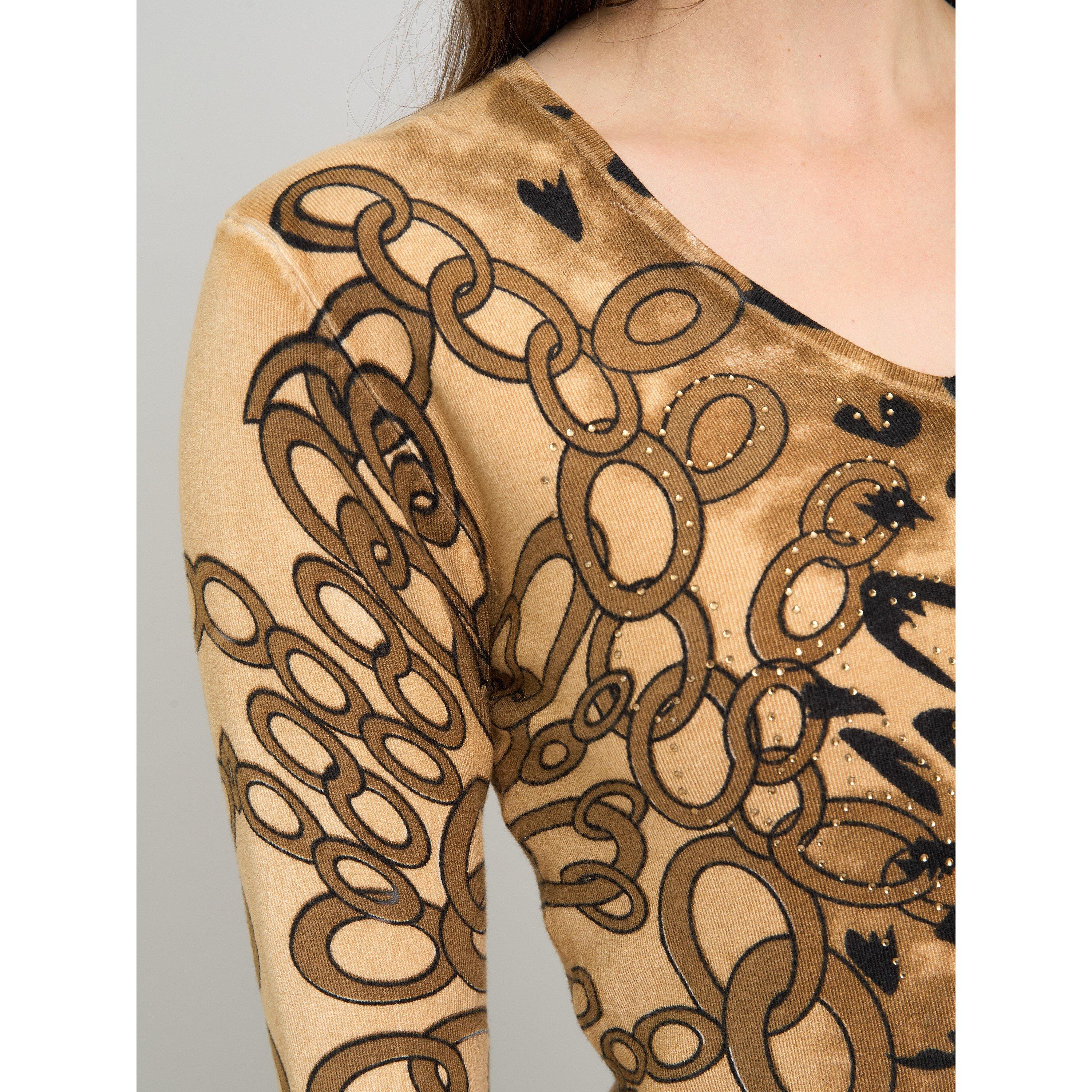 Leopard - Gina Bacconi - Korra Leopard Print Jumper With Diamante - 7