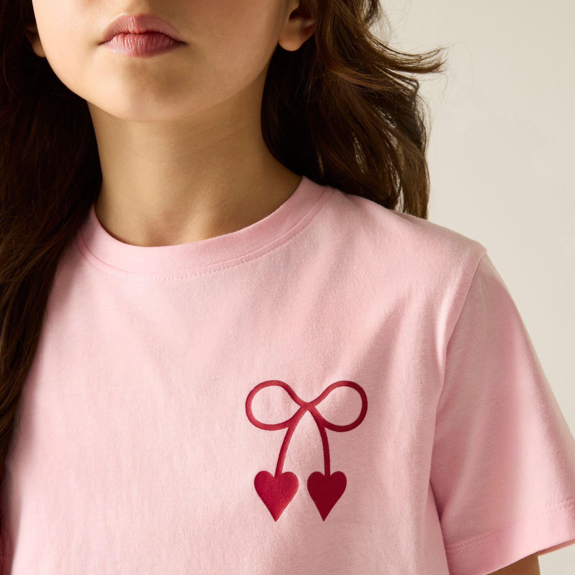 Light Rose Pink - Regatta - Kids Cath Kidston Crew Neck T-Shirt - 5