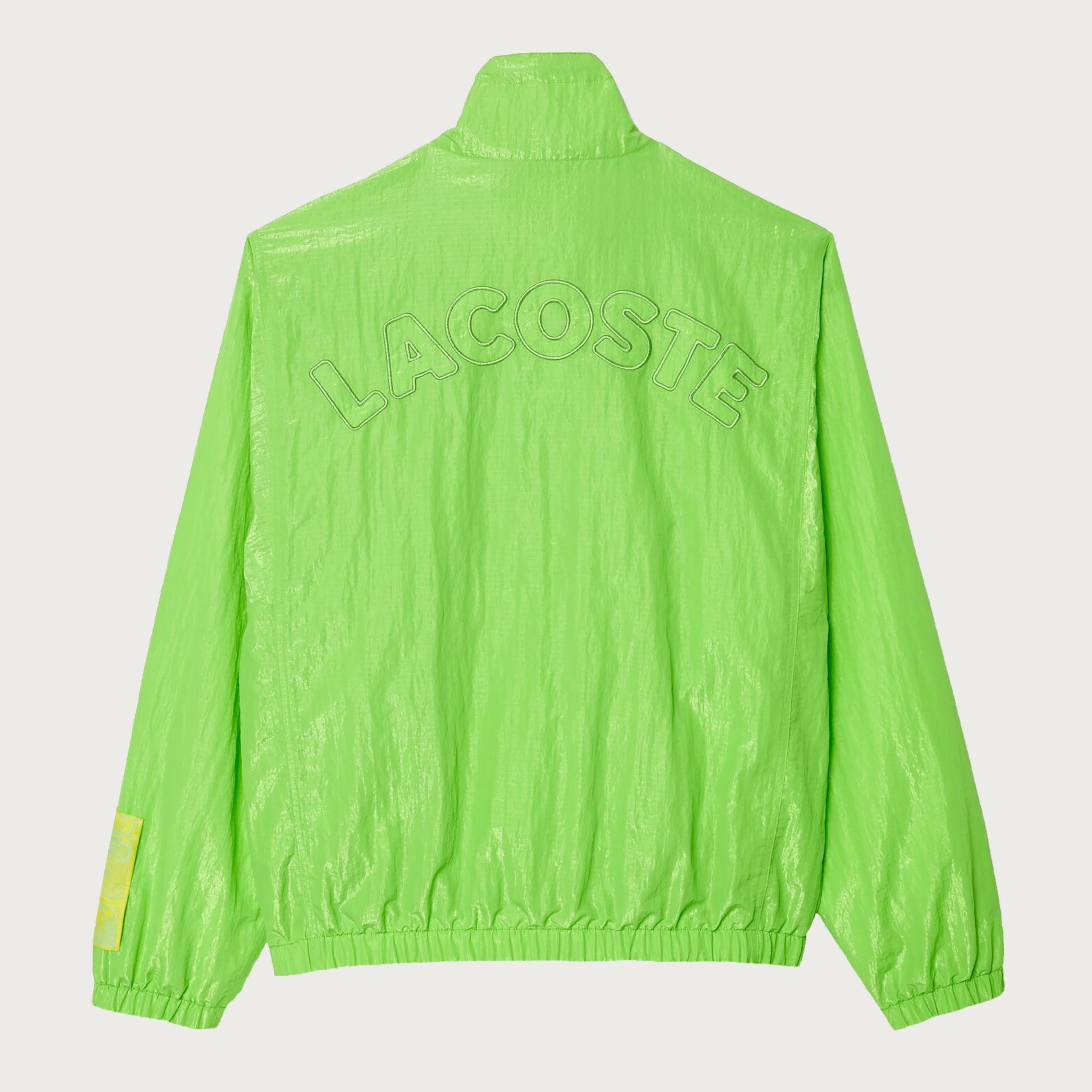 Black - Lacoste - Cropped Tracksuit Jacket - 2