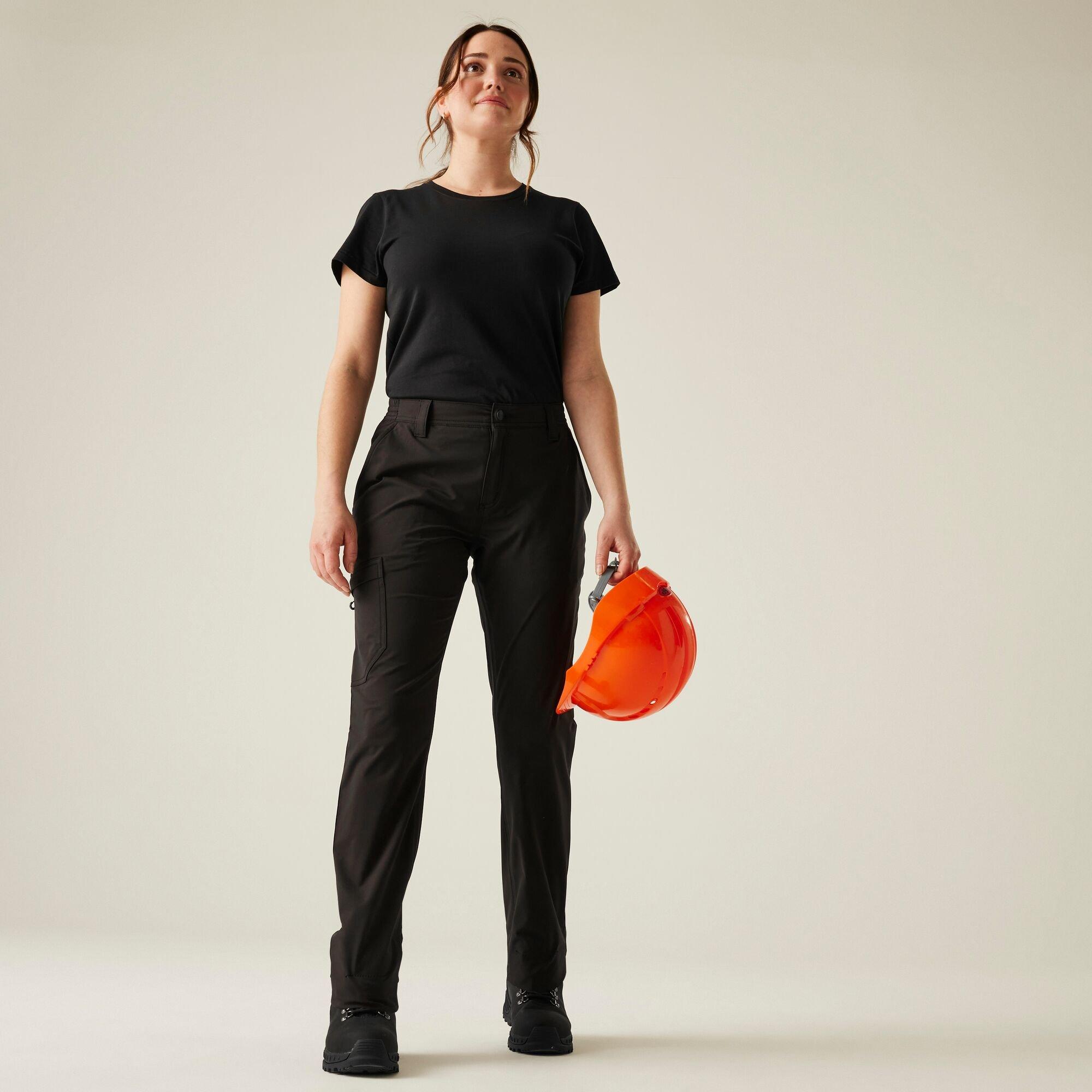 Black - Regatta - Womens Pro Action Stretch Trousers - 3