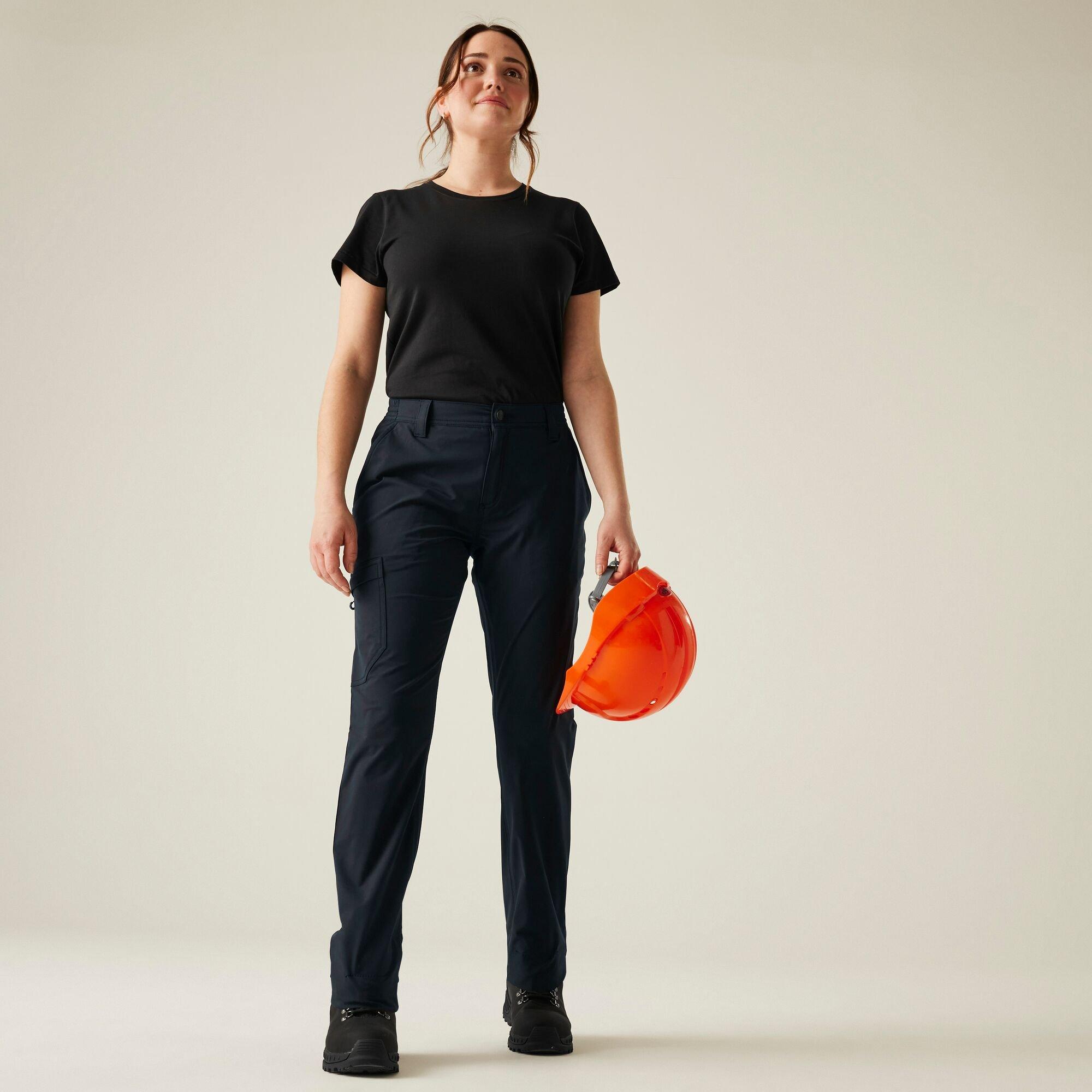 Navy - Regatta - Womens Pro Action Stretch Trousers - 3