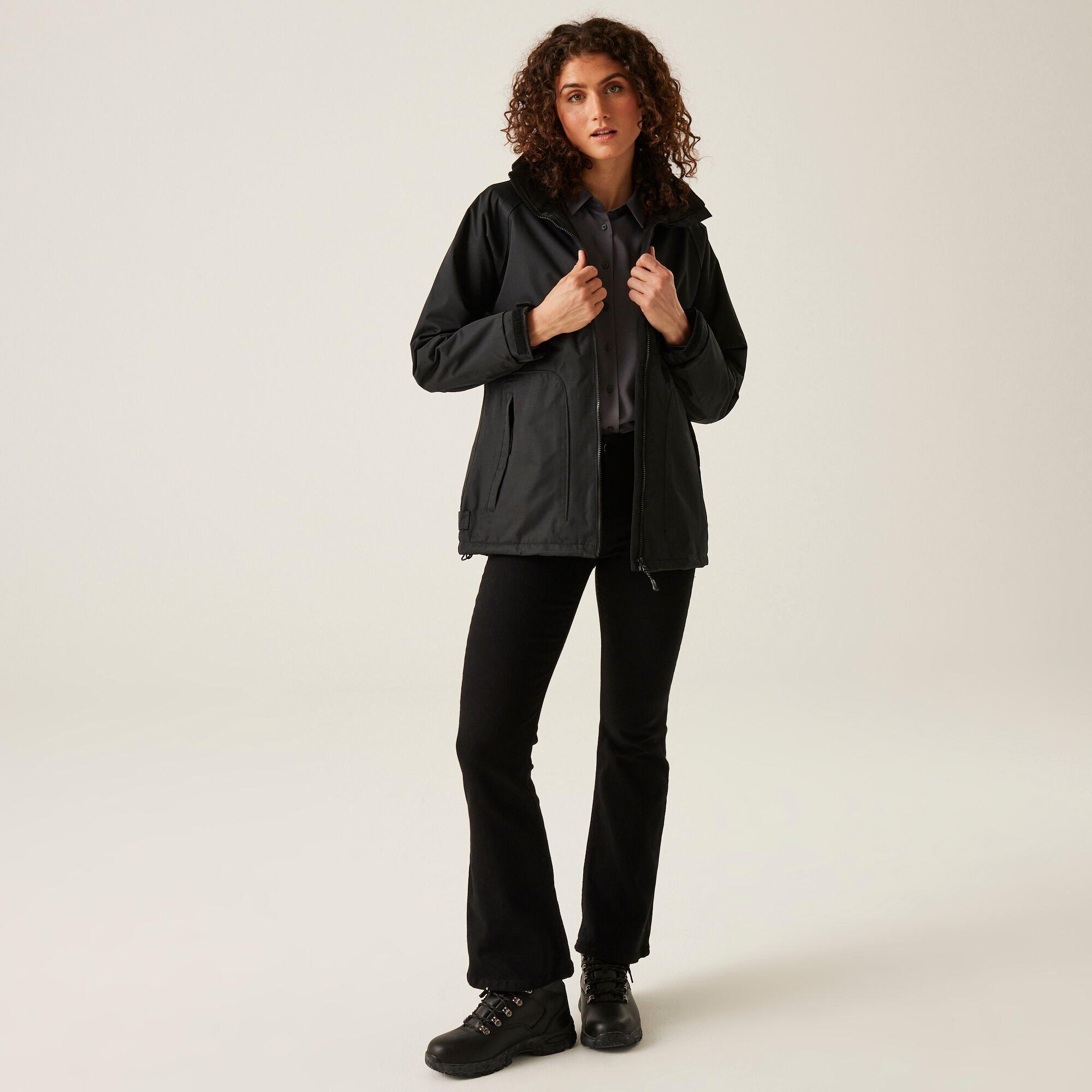Black - Regatta - Womens Hudson Fleece Lined Jacket - 3