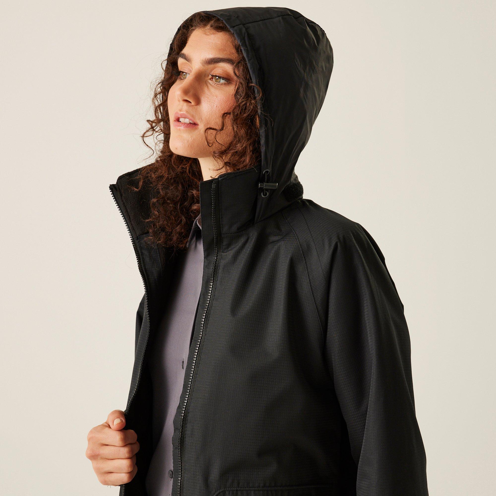 Black - Regatta - Womens Hudson Fleece Lined Jacket - 5