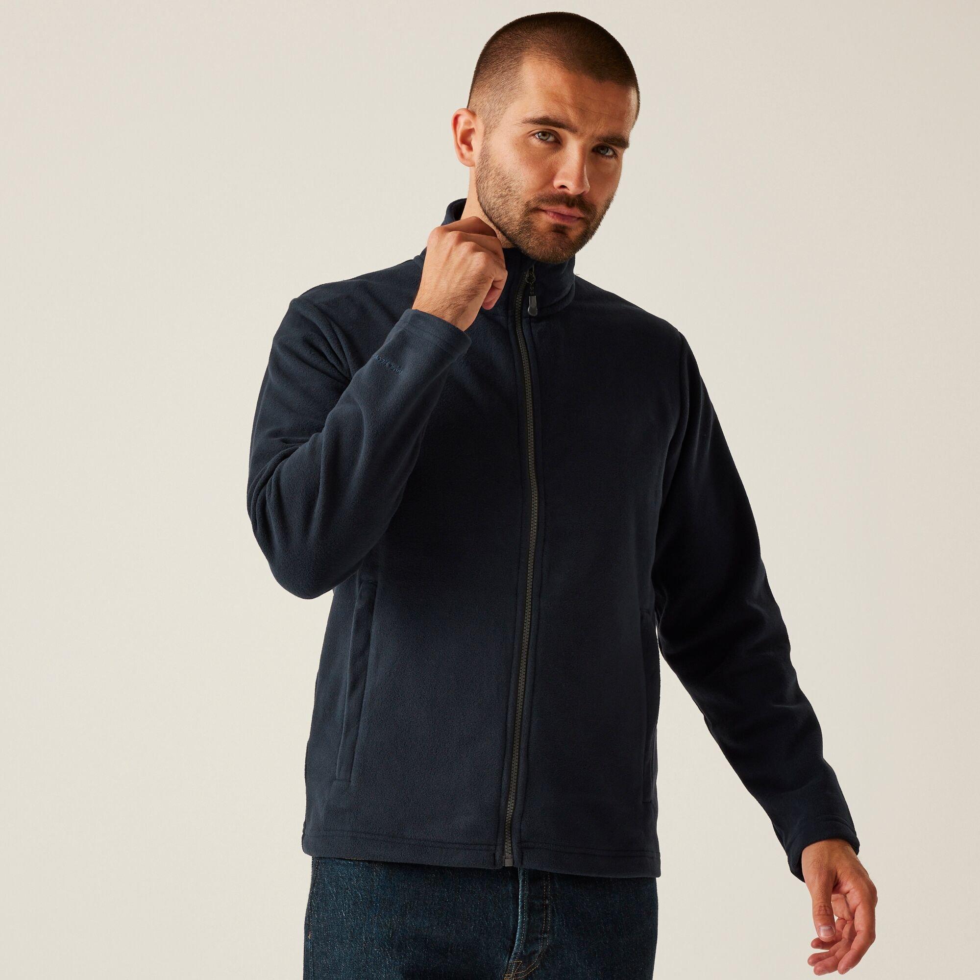 Regatta Men's H/M Full Zip Microfleece - Navy - 3XL