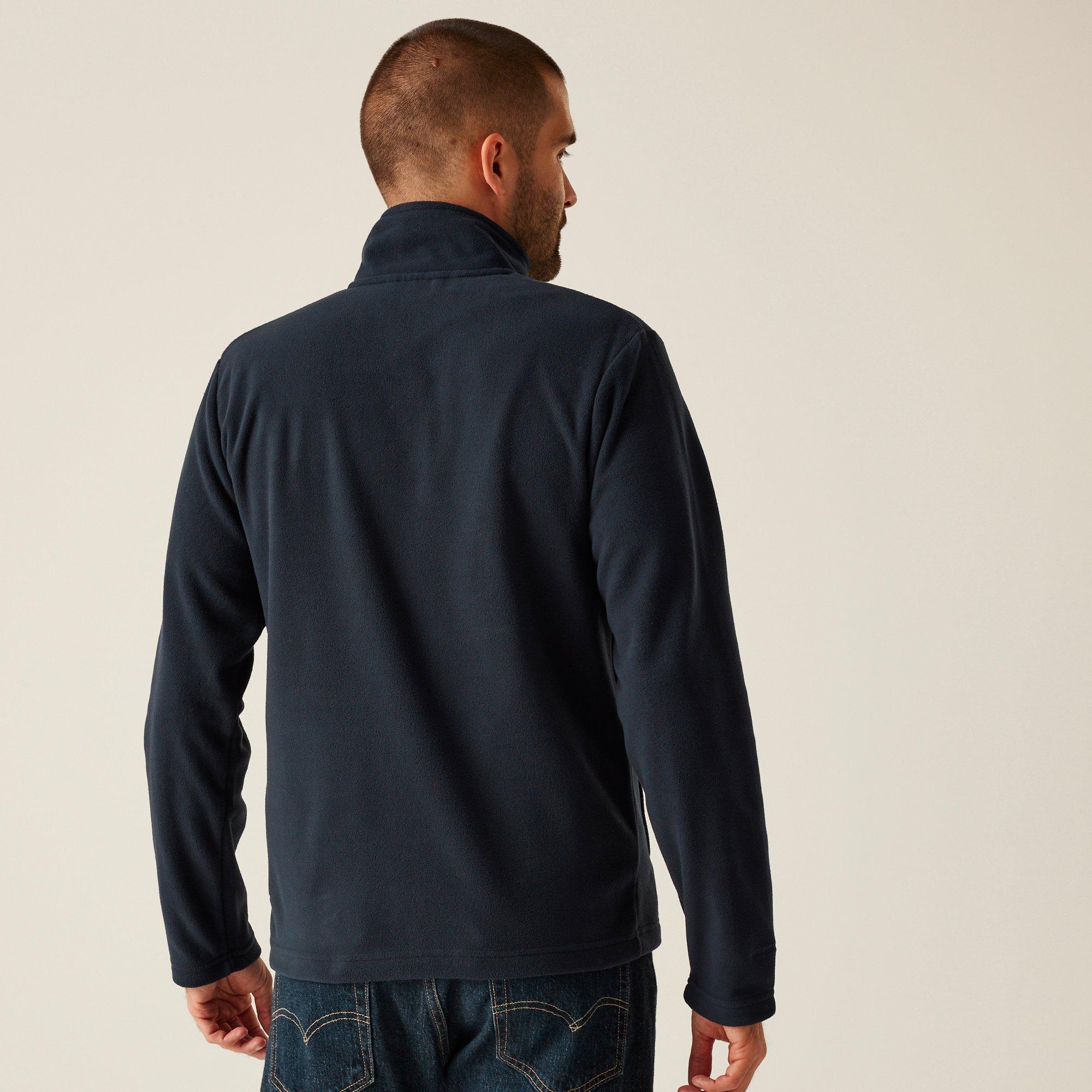 Navy - Regatta - Mens H/M Full Zip Microfleece - 2