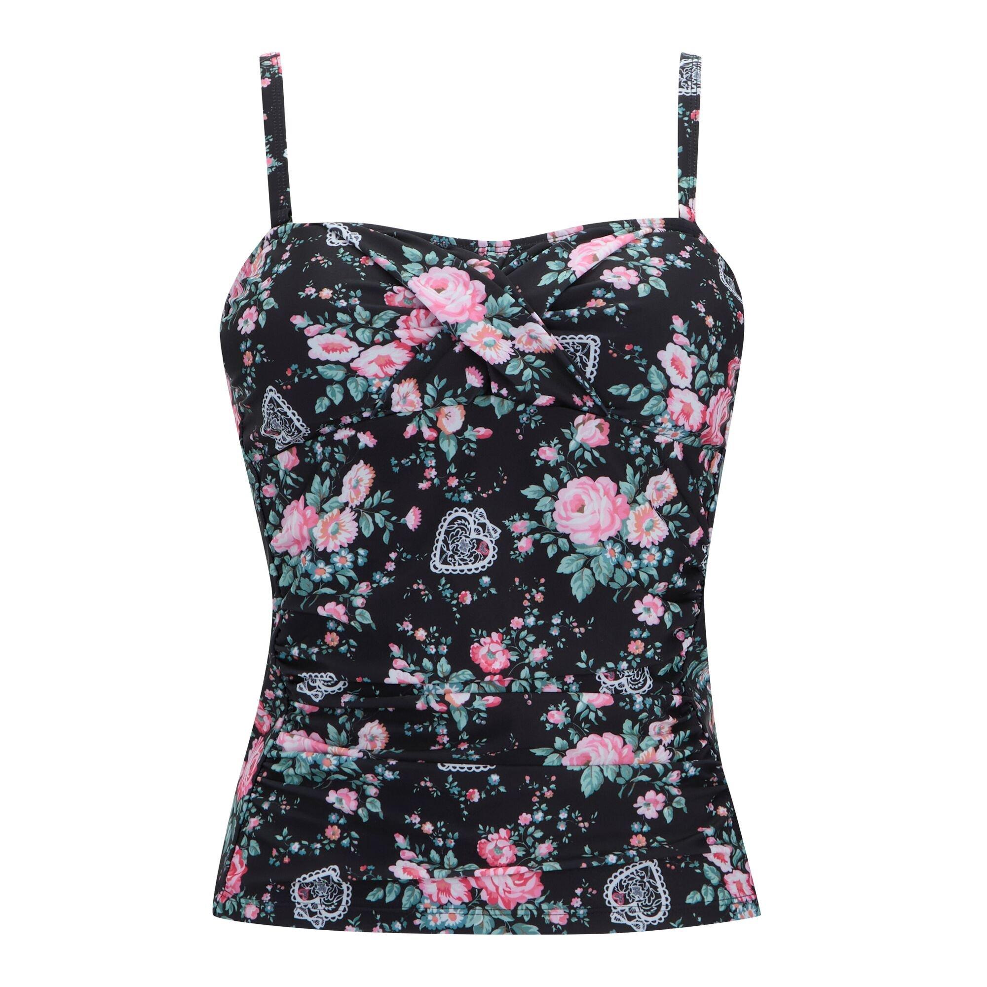 Black Hackney R - Regatta - Womens Cath Kidston UPF 50+ Tankini Top - 6