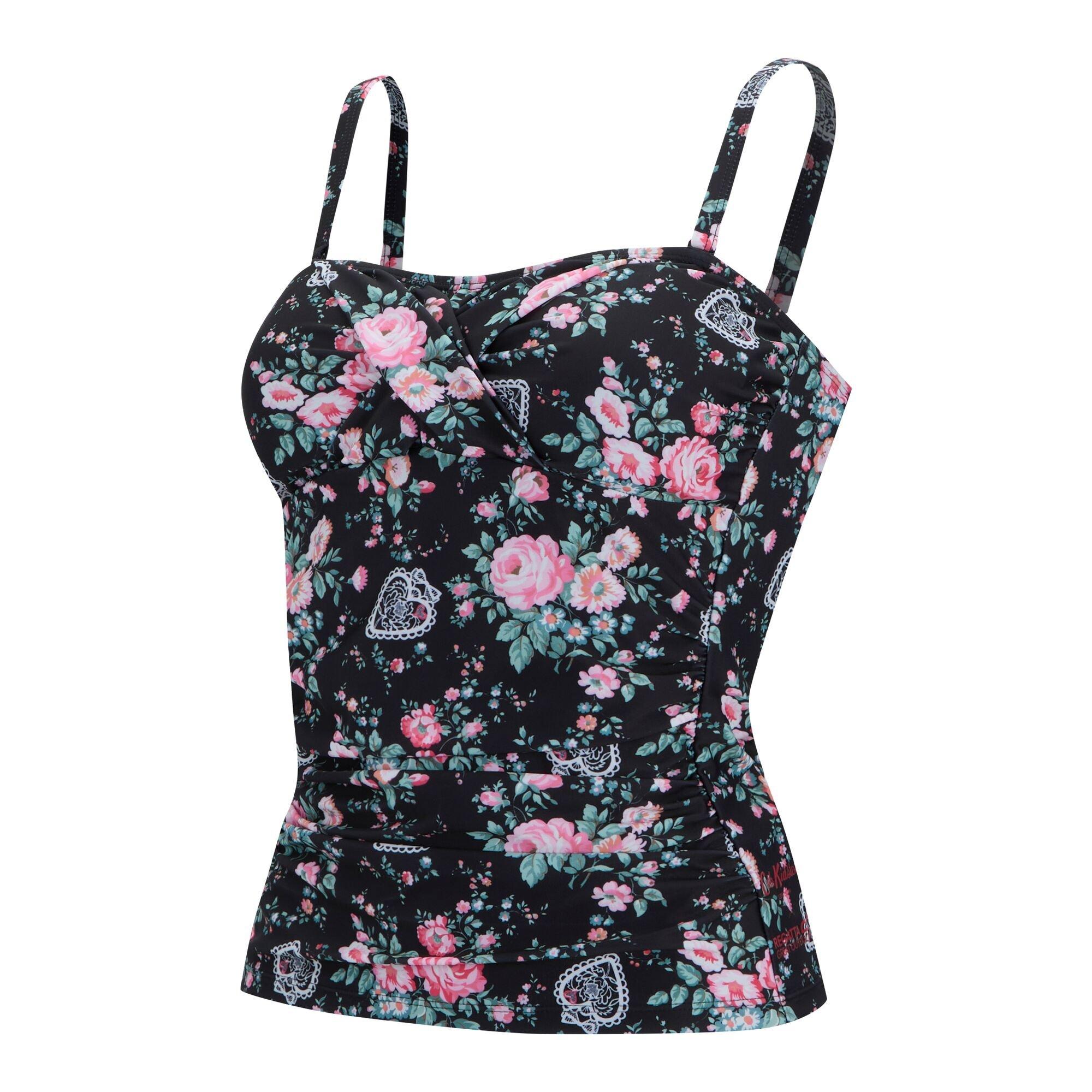 Black Hackney R - Regatta - Womens Cath Kidston UPF 50+ Tankini Top - 8