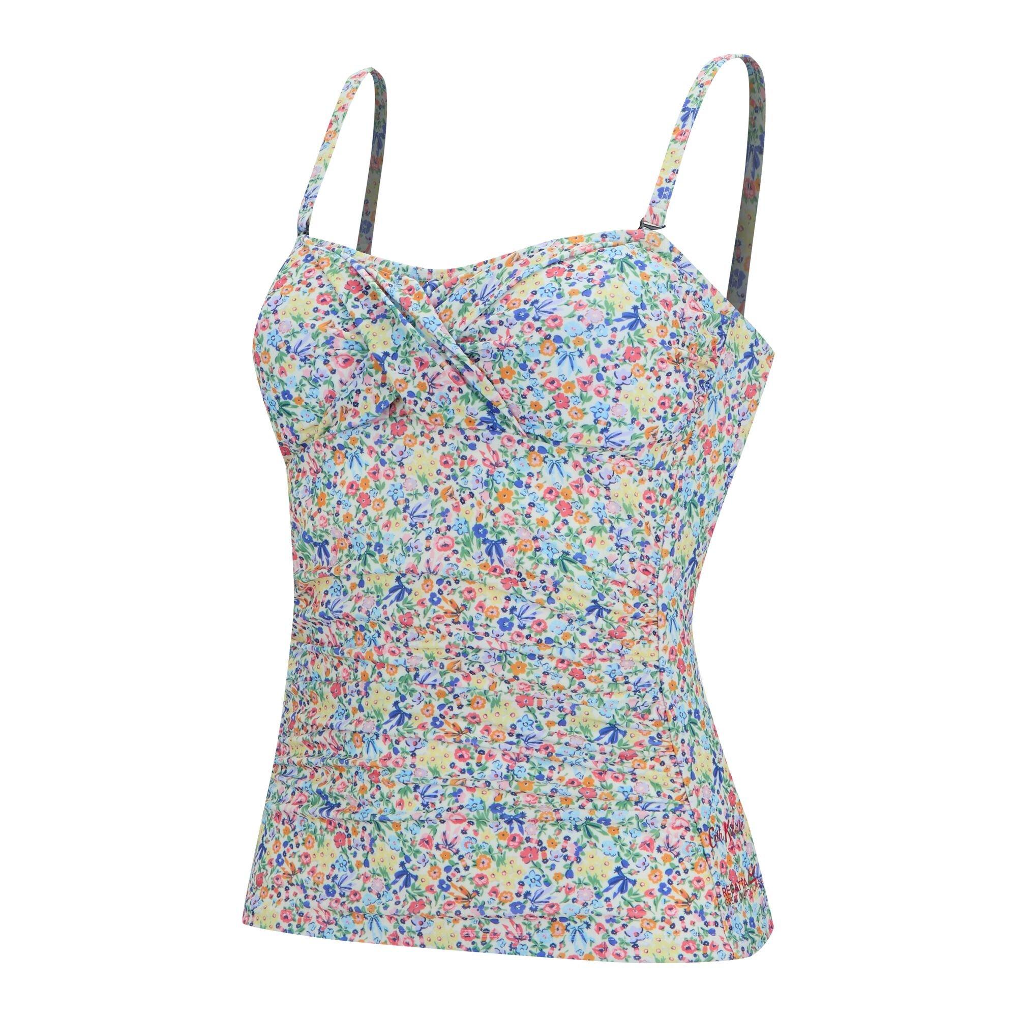 Cream Harmony D - Regatta - Womens Cath Kidston UPF 50+ Tankini Top - 8