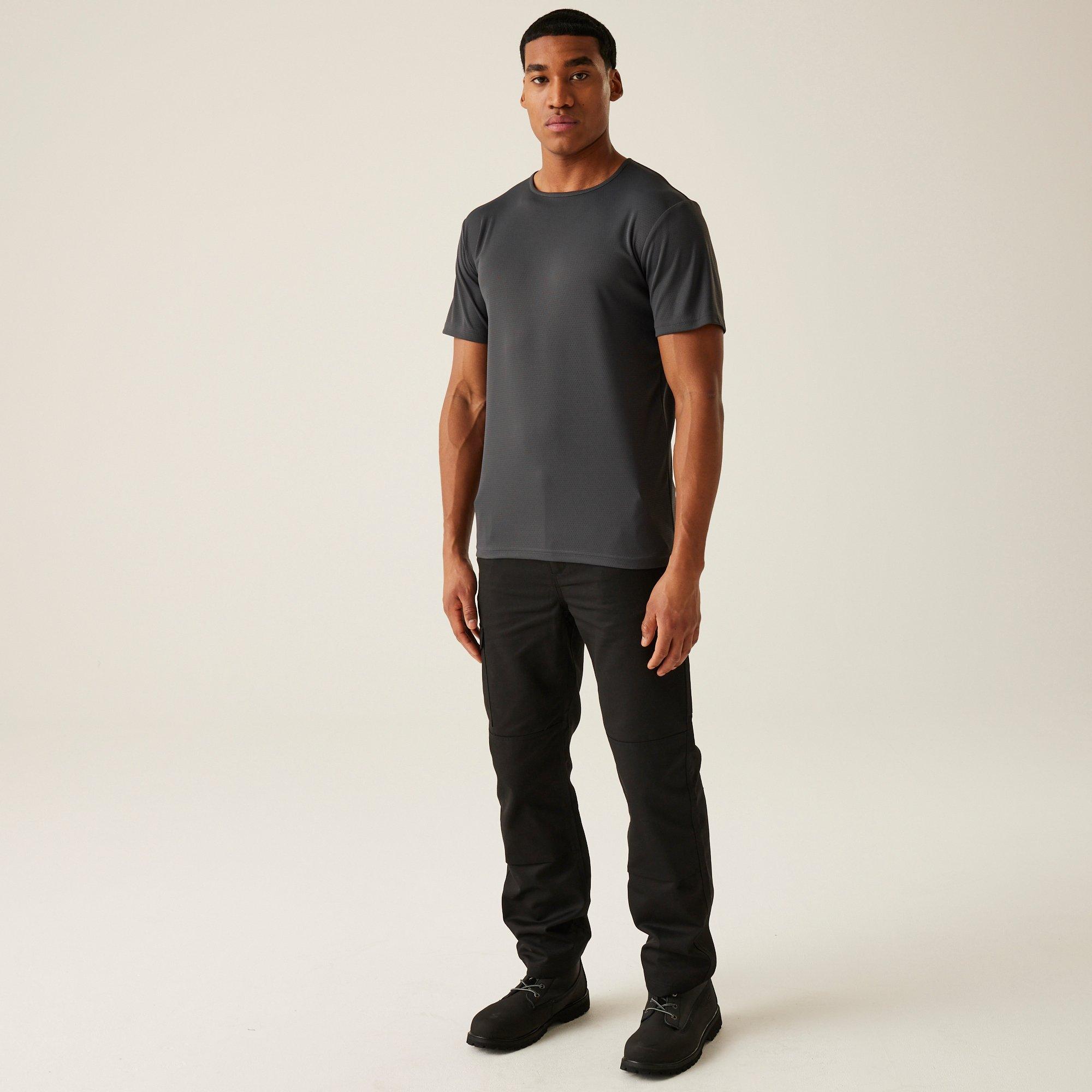 Seal Grey - Regatta - Mens Pro Wicking T-Shirt - 3