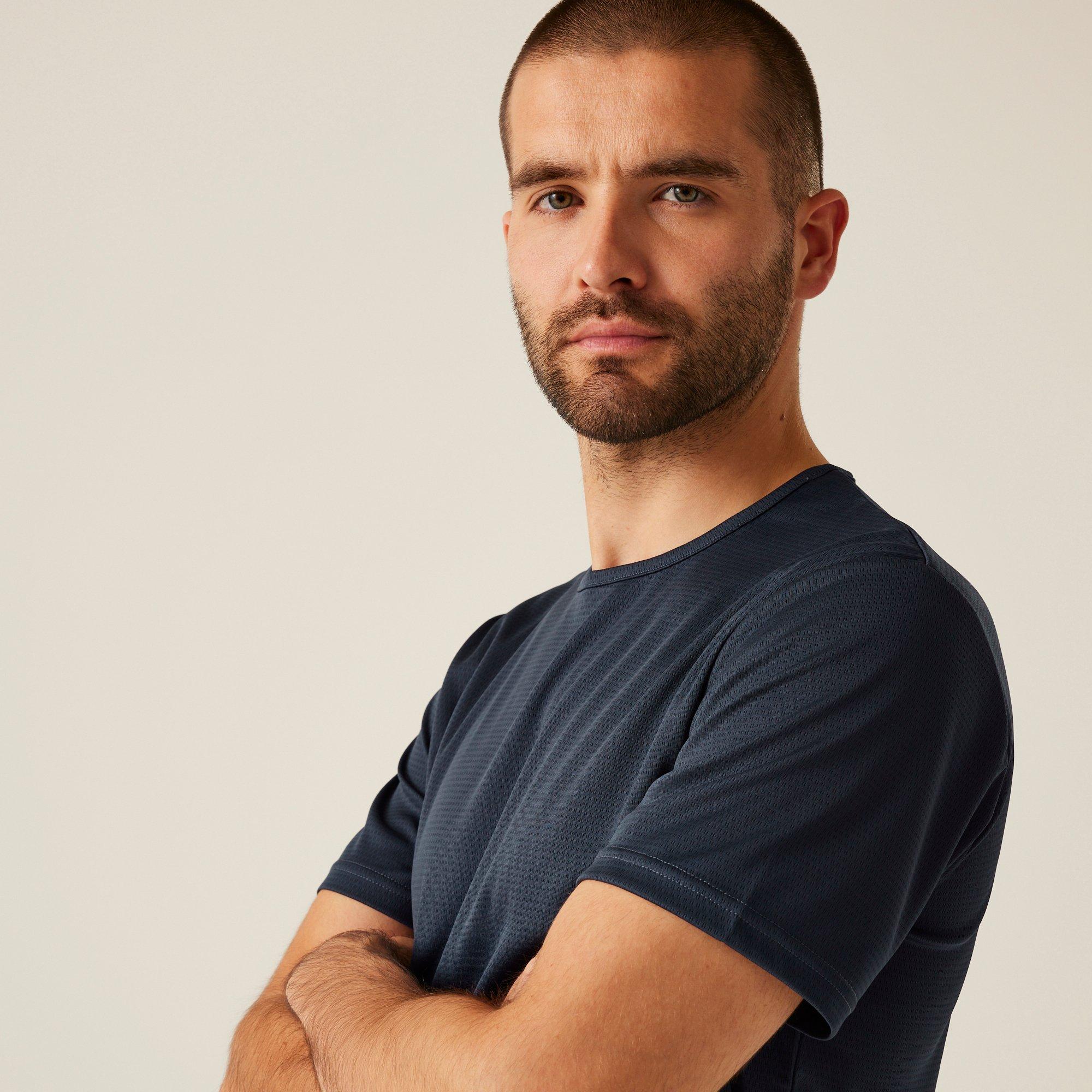 Navy - Regatta - Mens Pro Wicking T-Shirt - 4