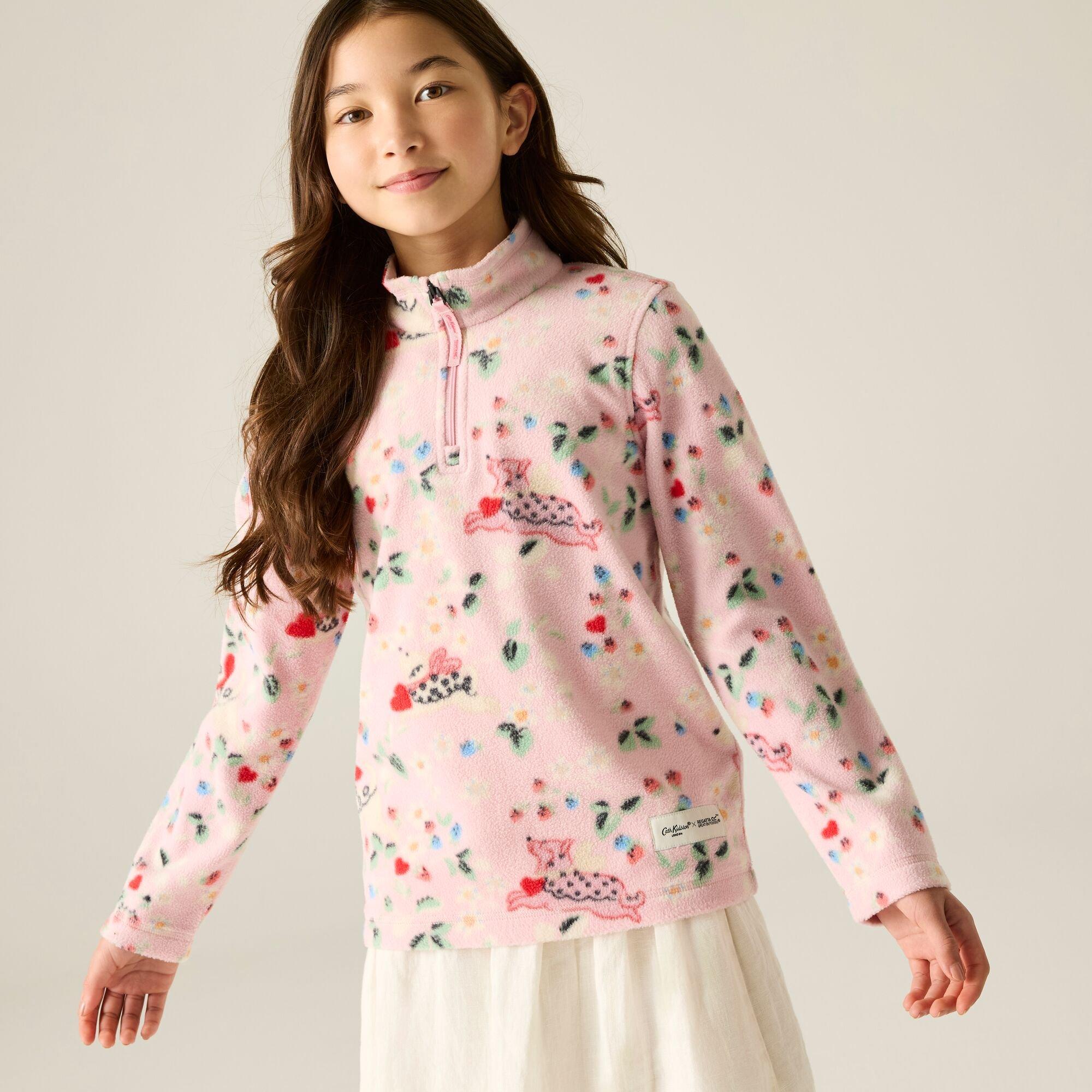 Pink Puppy Flor - Regatta - Kids Cath Kidston Half Zip Fleece - 1