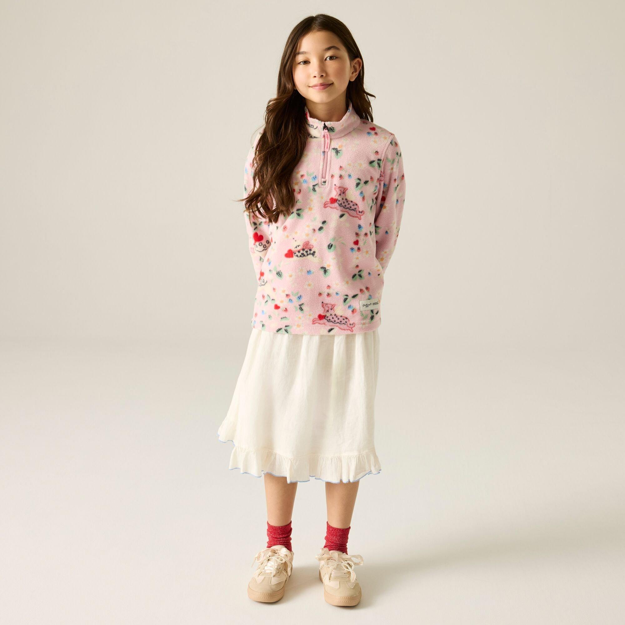 Pink Puppy Flor - Regatta - Kids Cath Kidston Half Zip Fleece - 3