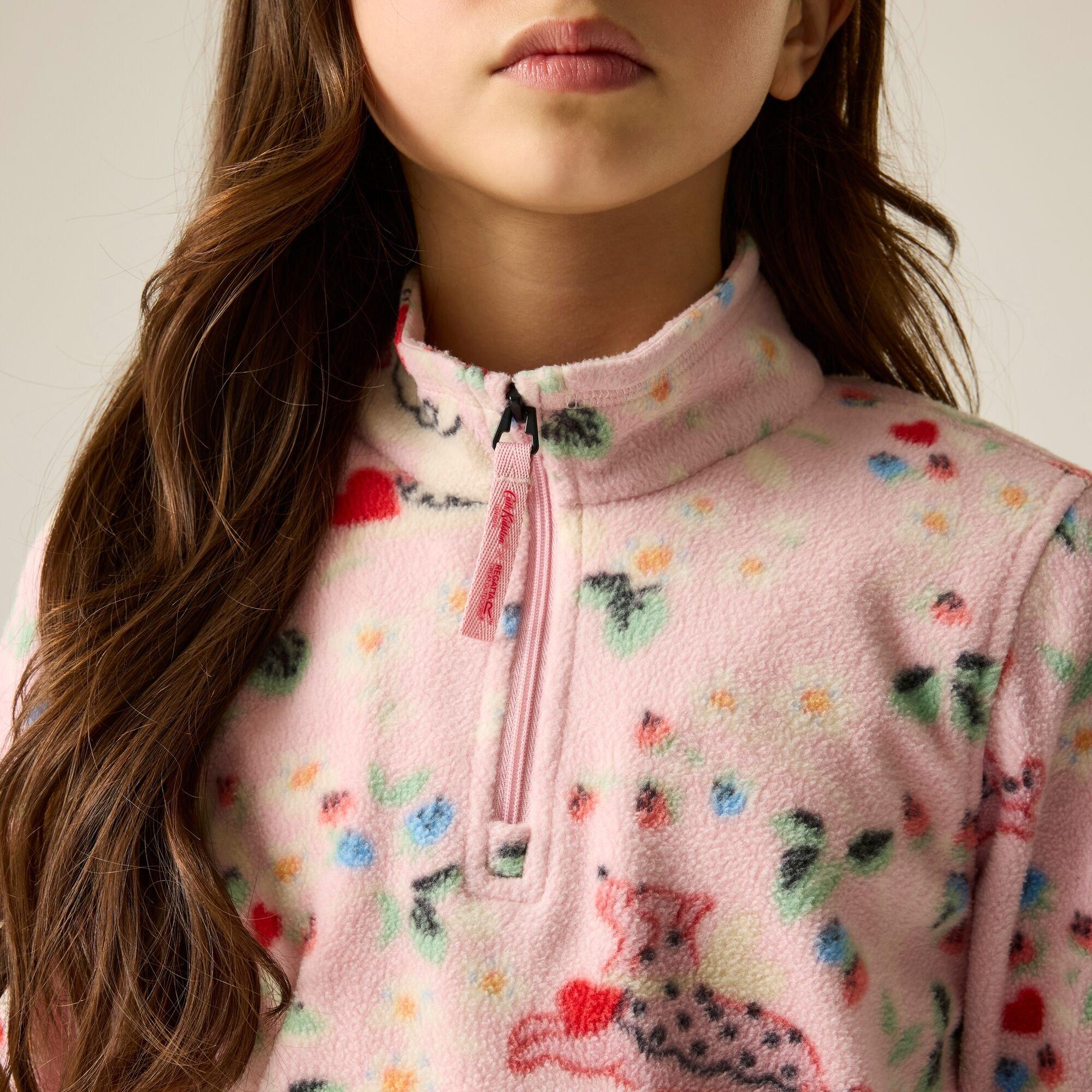 Pink Puppy Flor - Regatta - Kids Cath Kidston Half Zip Fleece - 4