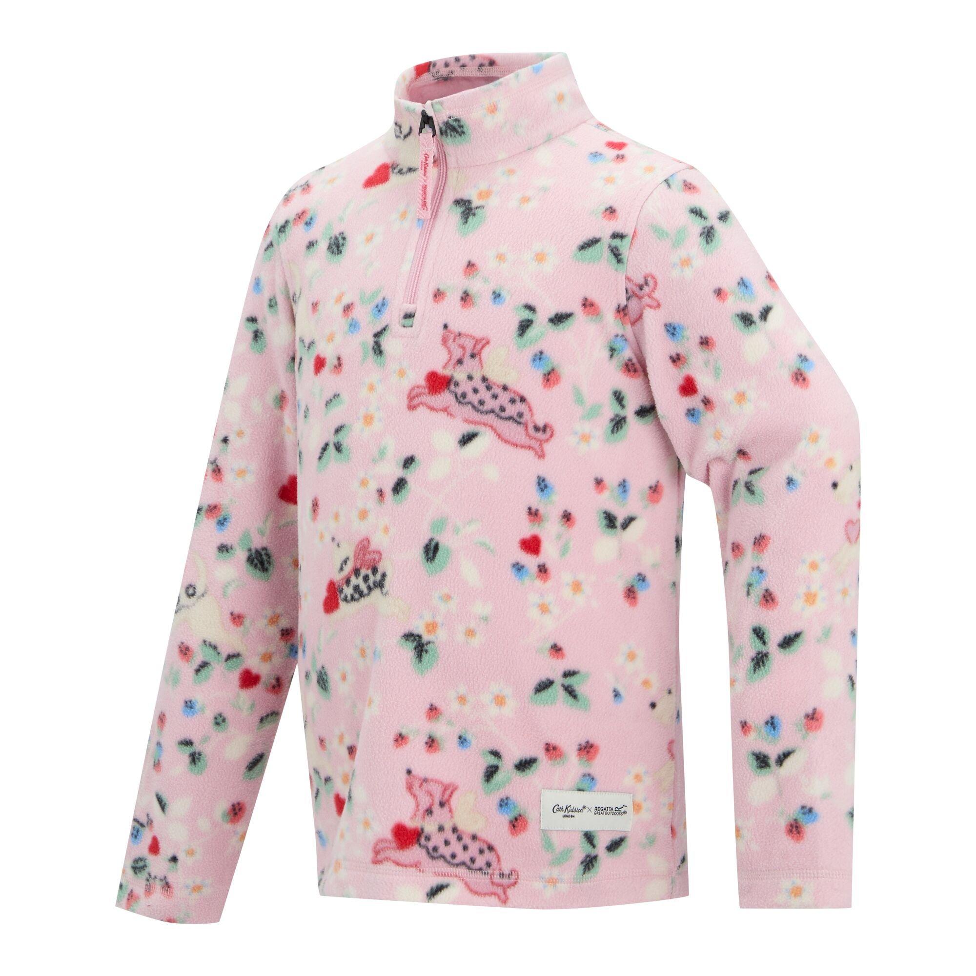 Pink Puppy Flor - Regatta - Kids Cath Kidston Half Zip Fleece - 9