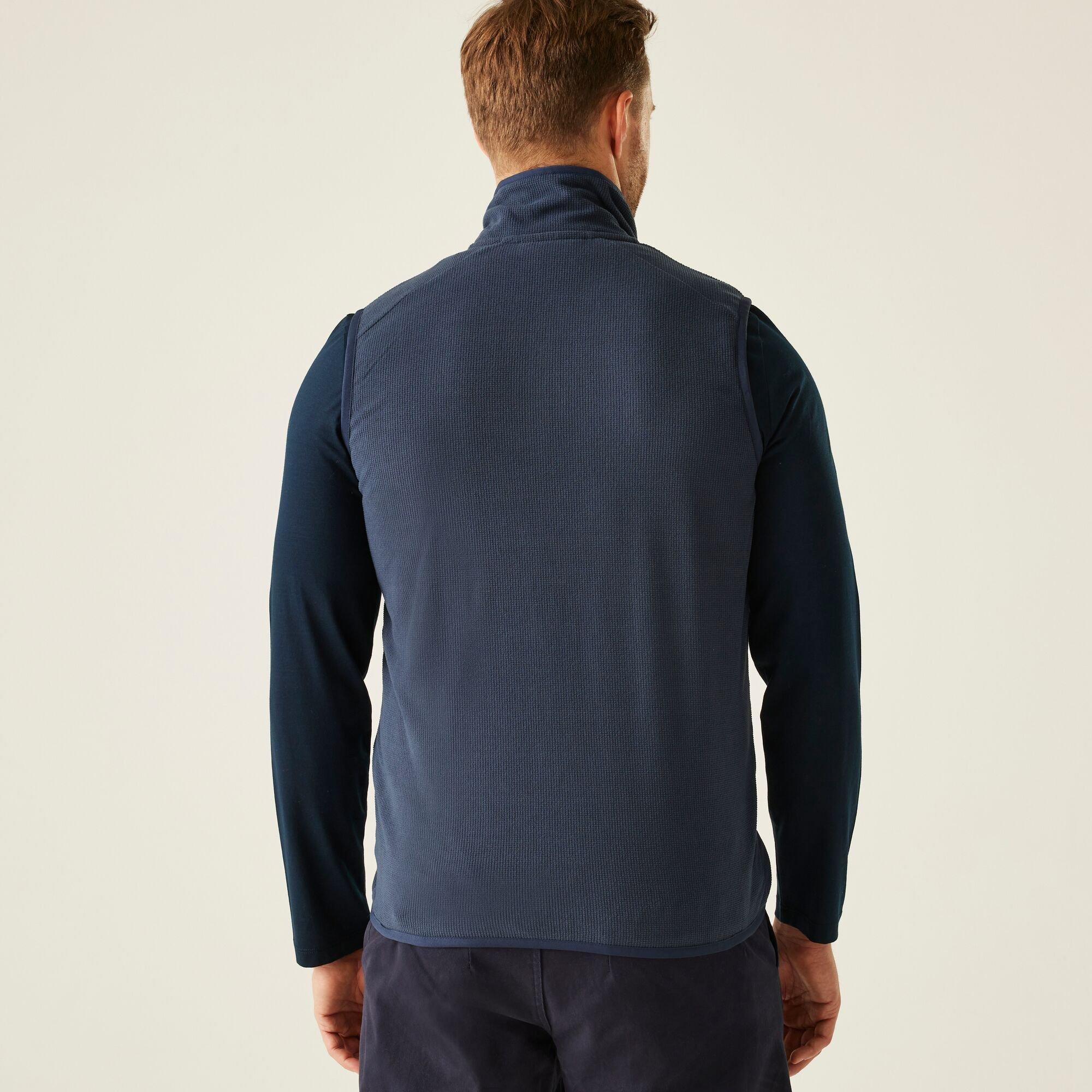Navy Seal Grey - Regatta - Mens Navigate Fleece Bodywarmer - 2