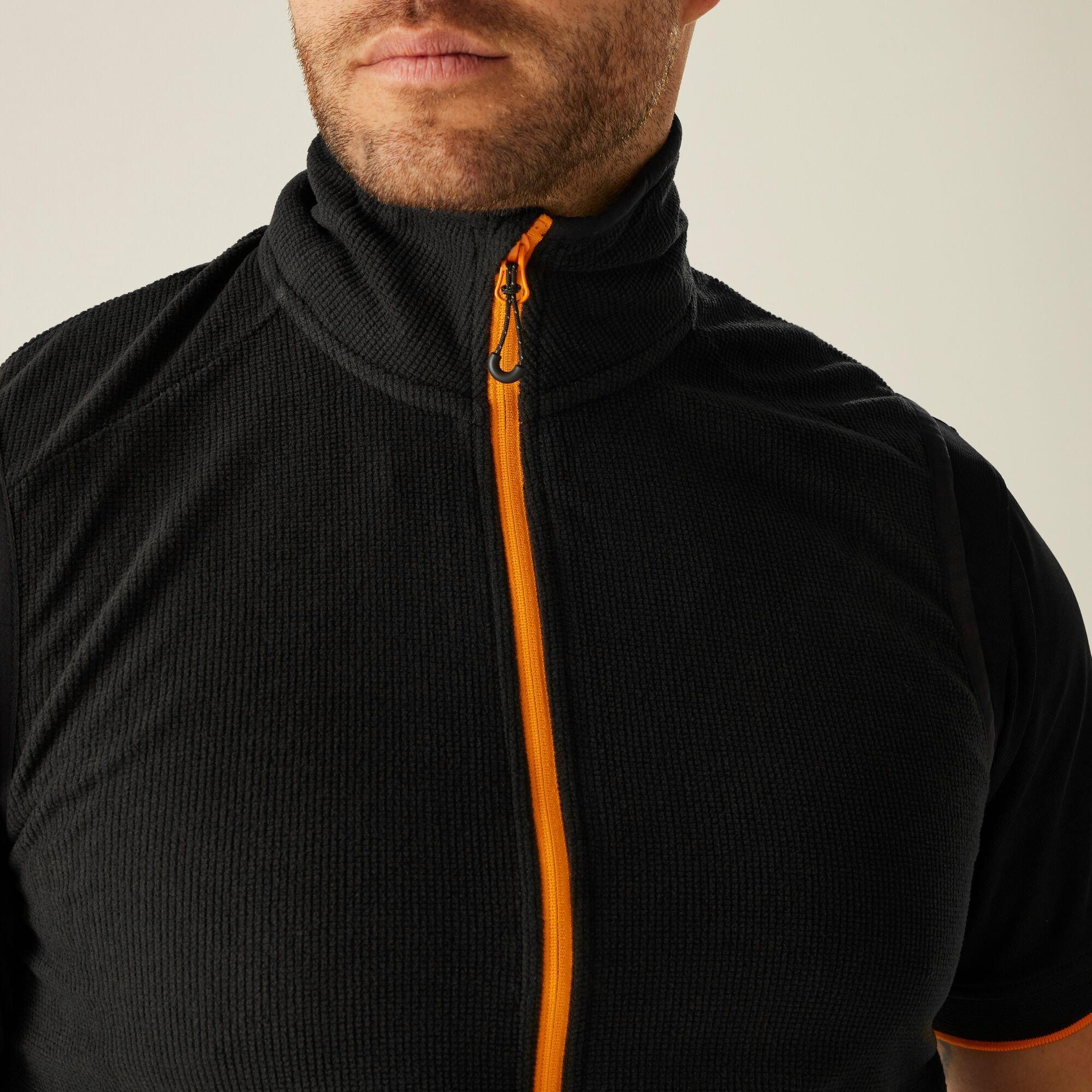 Black Orange Po - Regatta - Mens Navigate Fleece Bodywarmer - 5