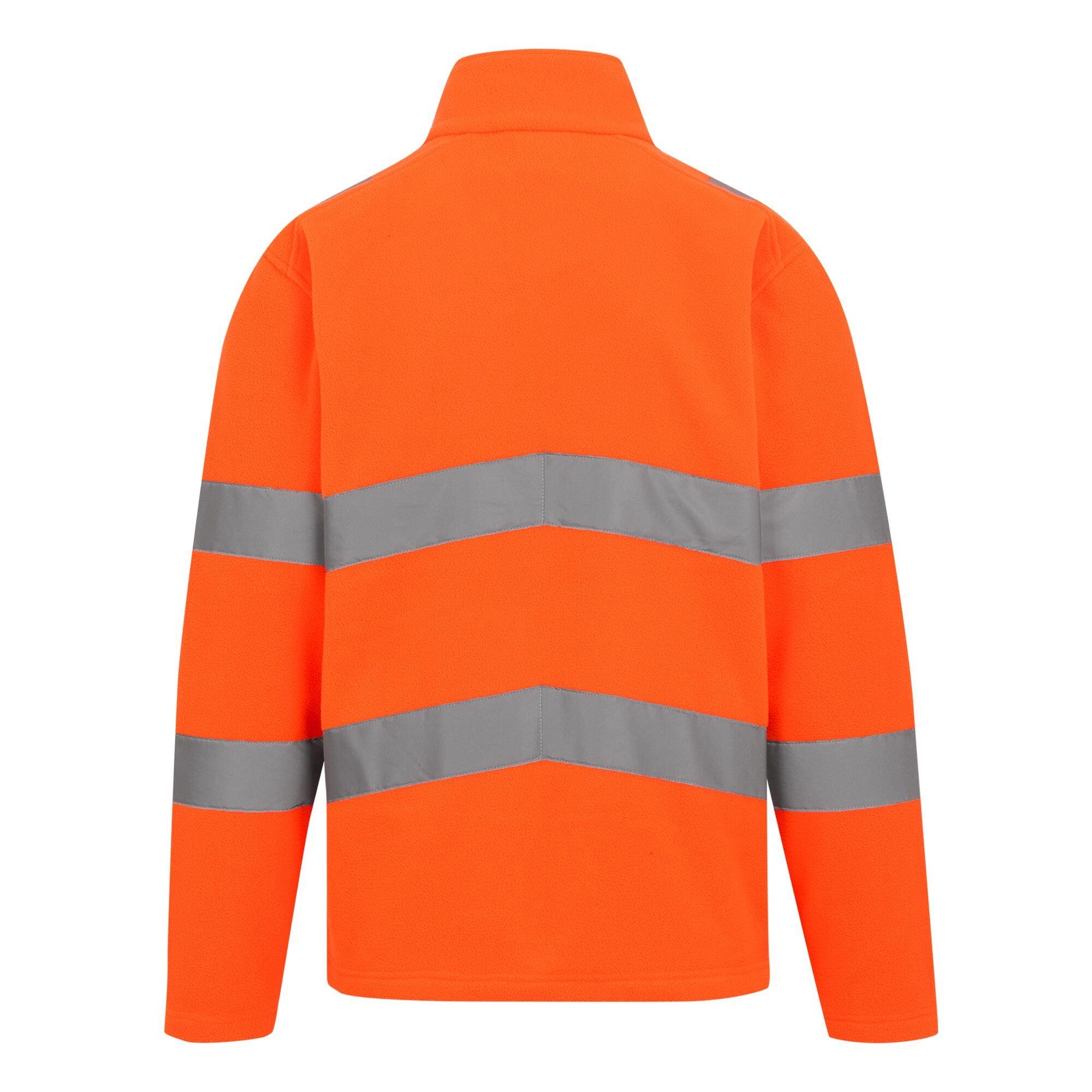 Orange - Regatta - Mens Hi-Vis Pro Contract Thor Fleece Orange - 6