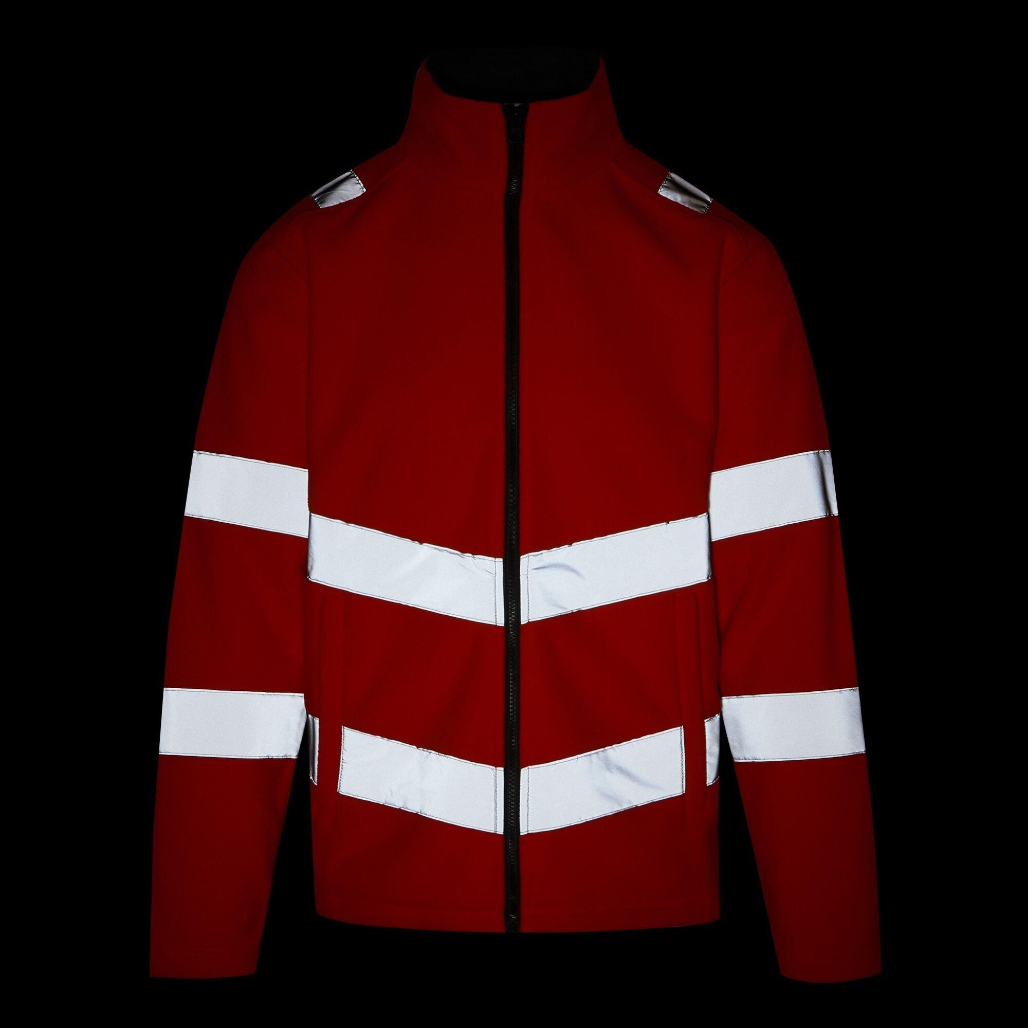 Orange - Regatta - Mens Hi-Vis Pro Contract Thor Fleece Orange - 7