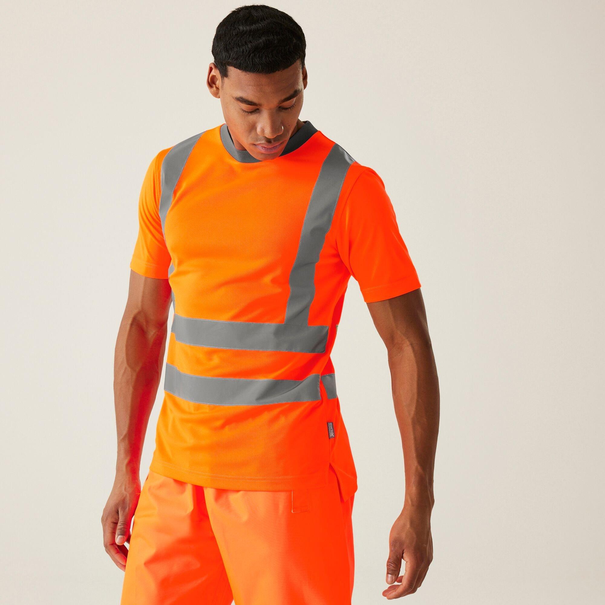 Regatta Men's Hi-Vis Pro Contract T-Shirt - Orange - XXL