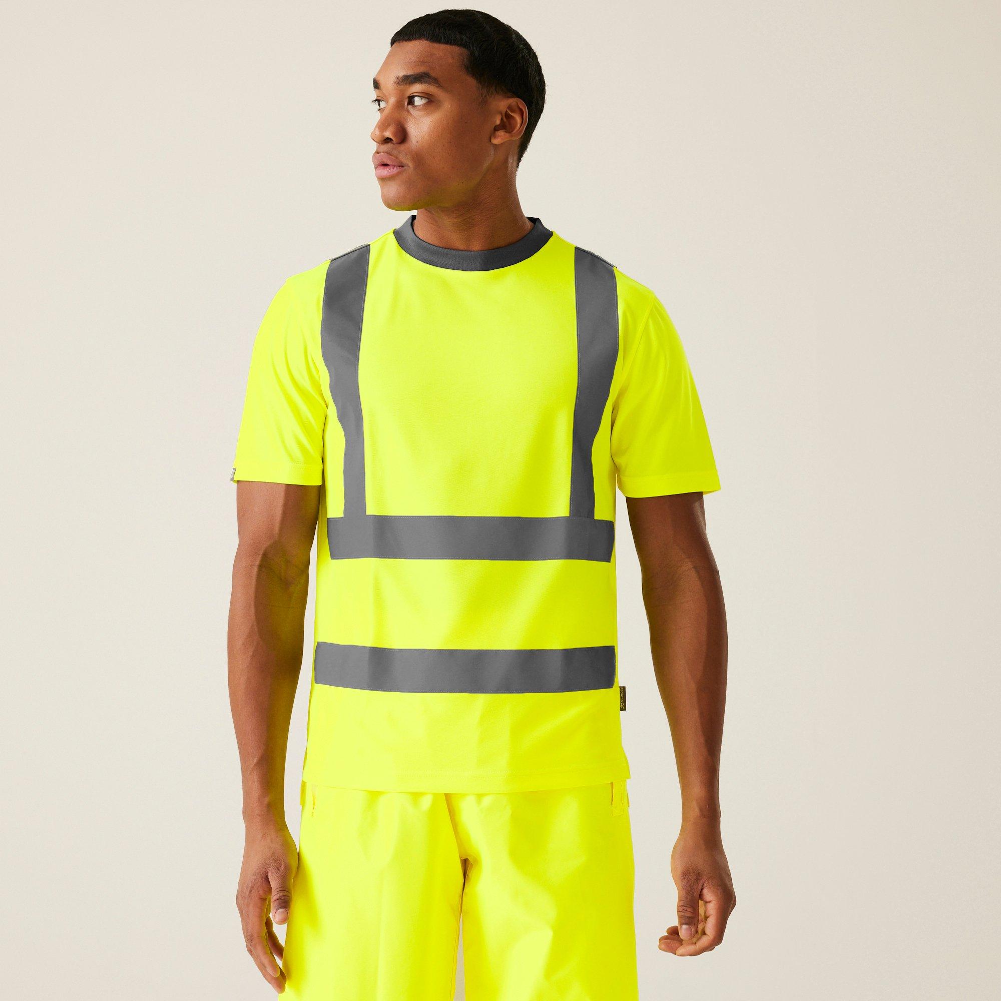 Regatta Men's Hi-Vis Pro Contract T-Shirt - Yellow - XL