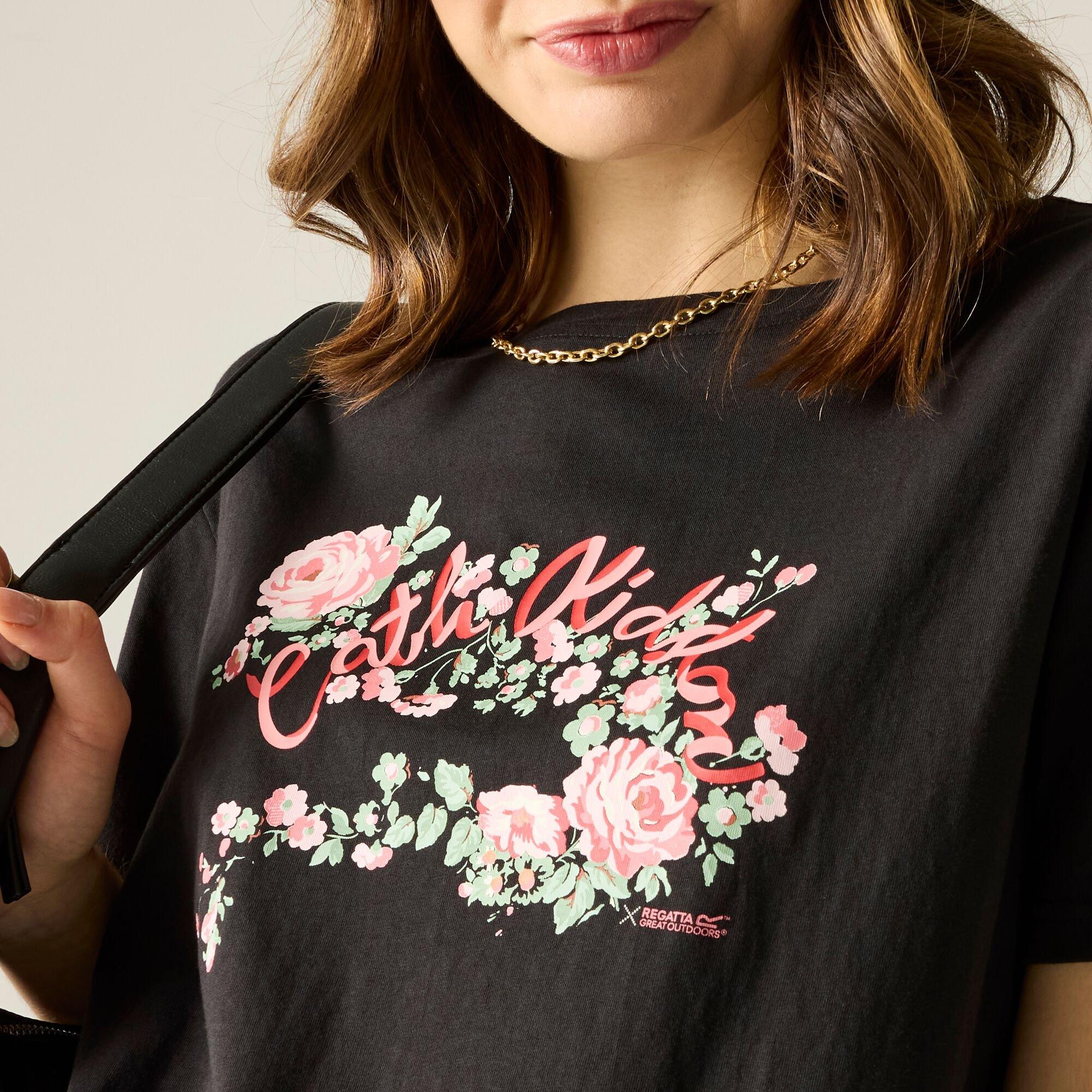 Black - Regatta - Womens Cath Kidston Oversized T-Shirt - 4