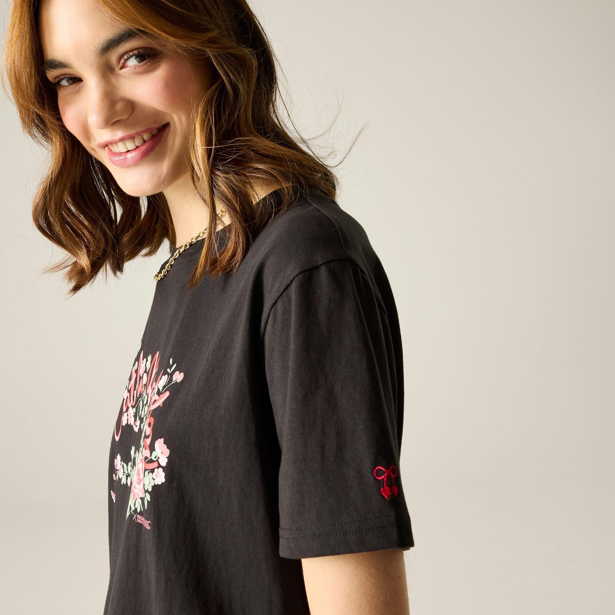 Black - Regatta - Womens Cath Kidston Oversized T-Shirt - 5