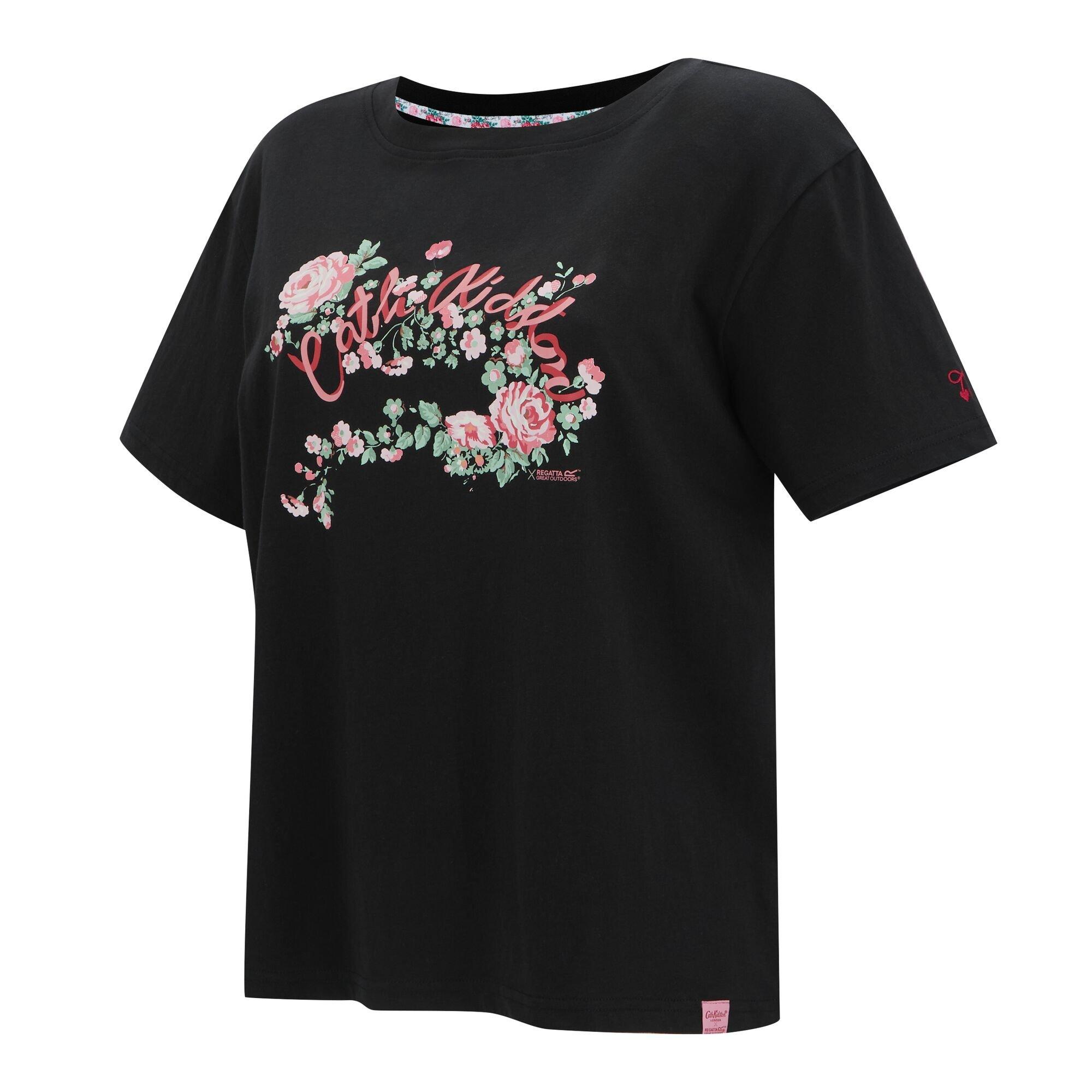 Black - Regatta - Womens Cath Kidston Oversized T-Shirt - 8