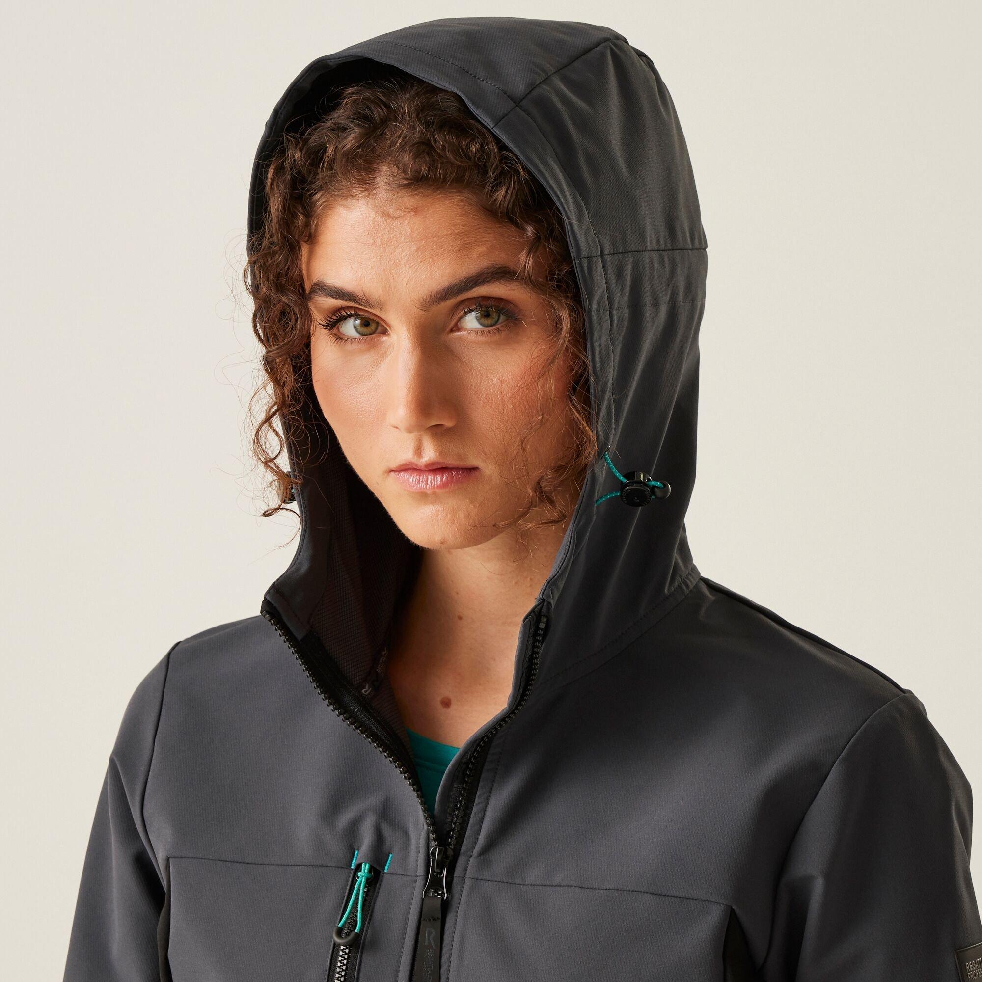 Seal Grey Black - Regatta - Womens ADA Stretch Softshell Jacket - 6