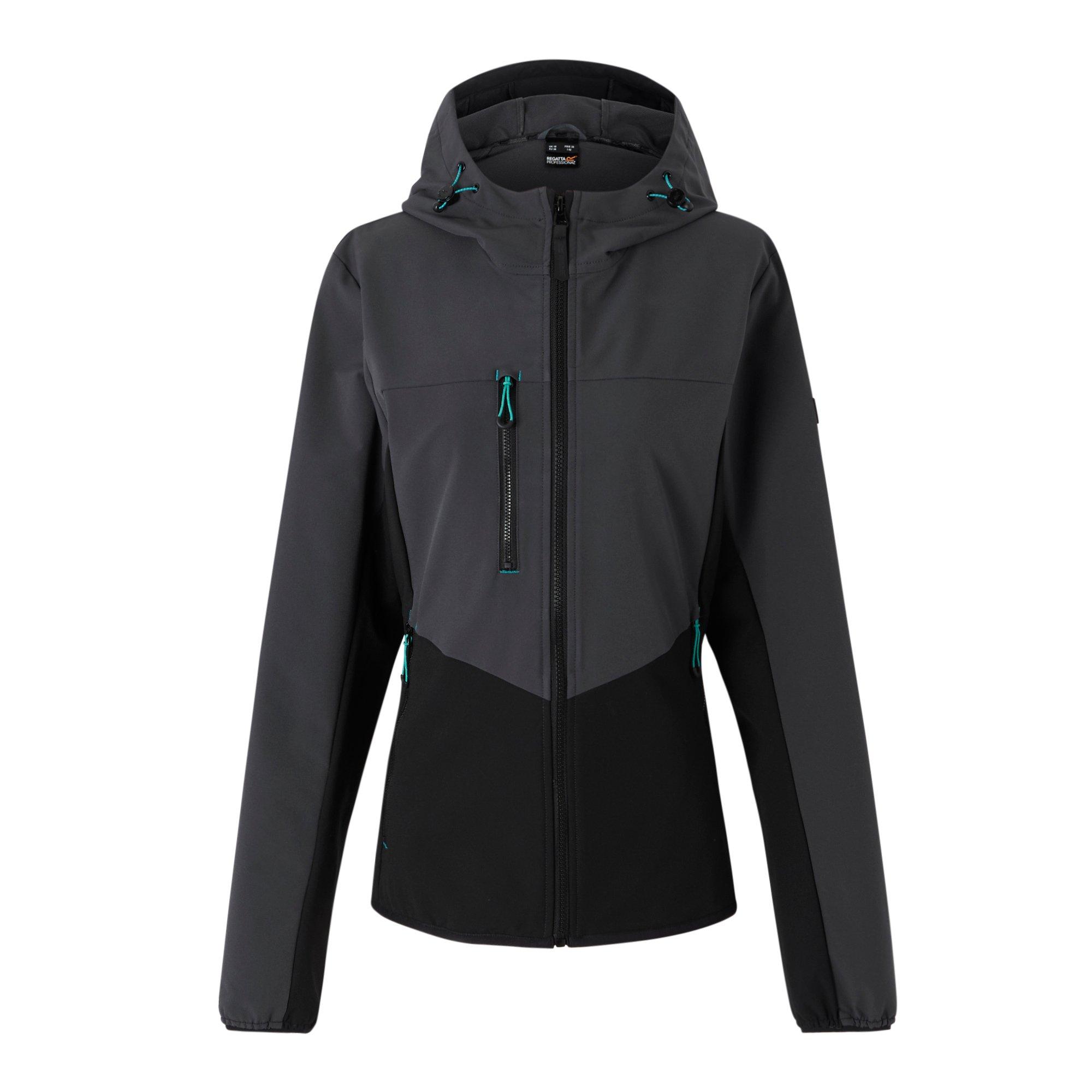 Seal Grey Black - Regatta - Womens ADA Stretch Softshell Jacket - 7