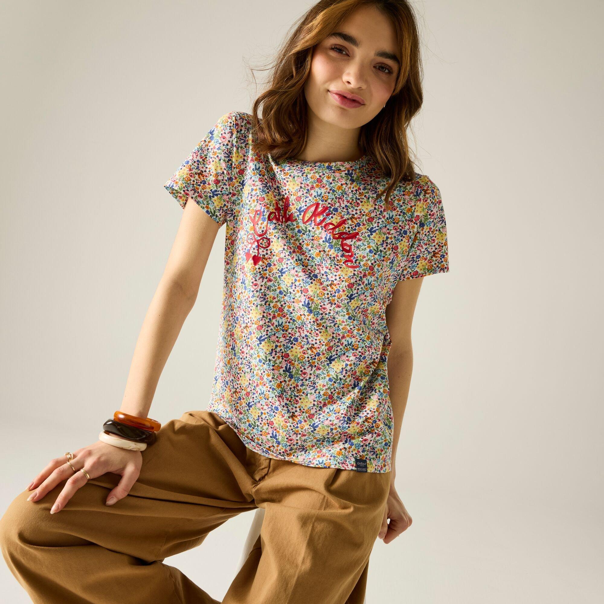 Cream Harmony D - Regatta - Womens Cath Kidston Crew Neck T-Shirt - 5