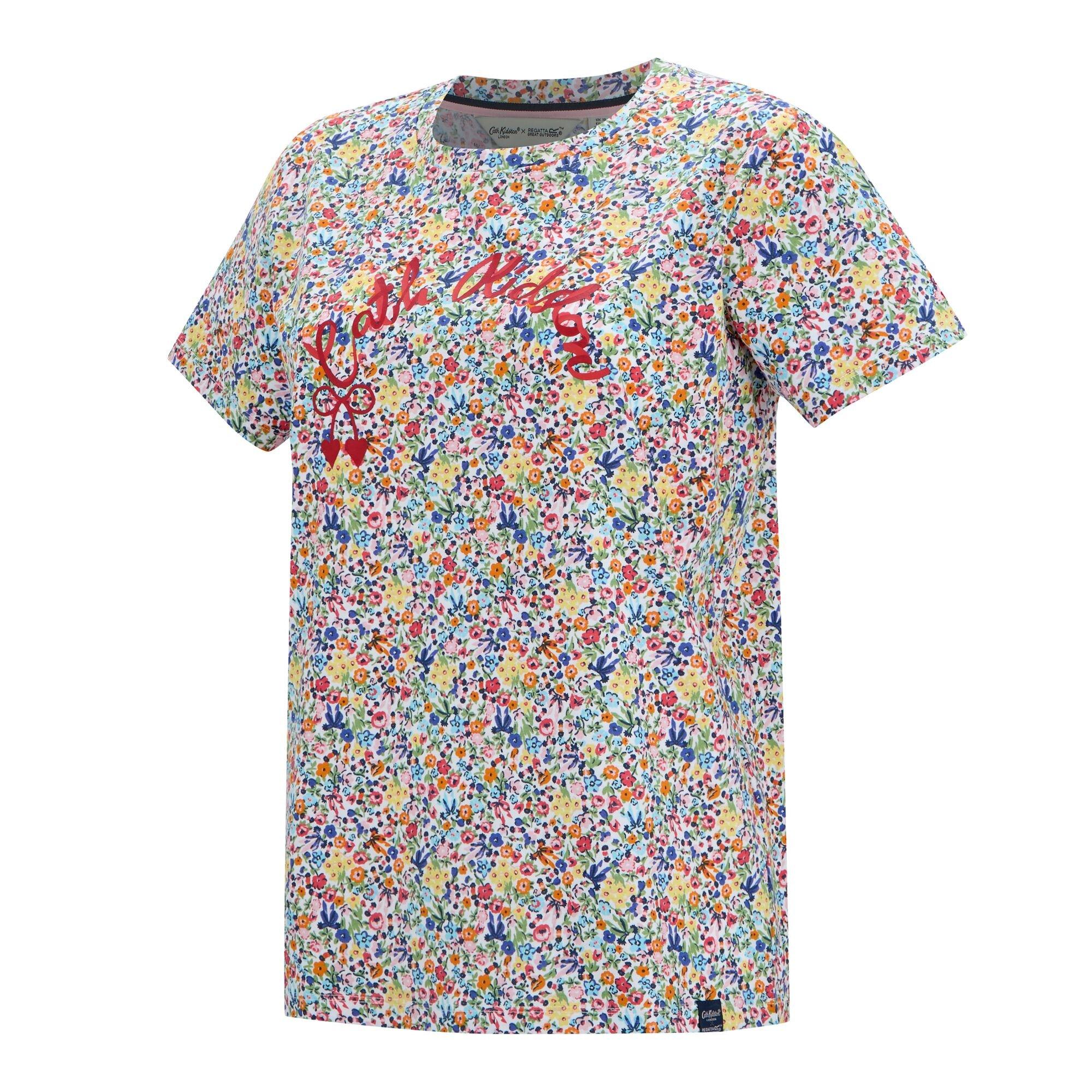 Cream Harmony D - Regatta - Womens Cath Kidston Crew Neck T-Shirt - 9