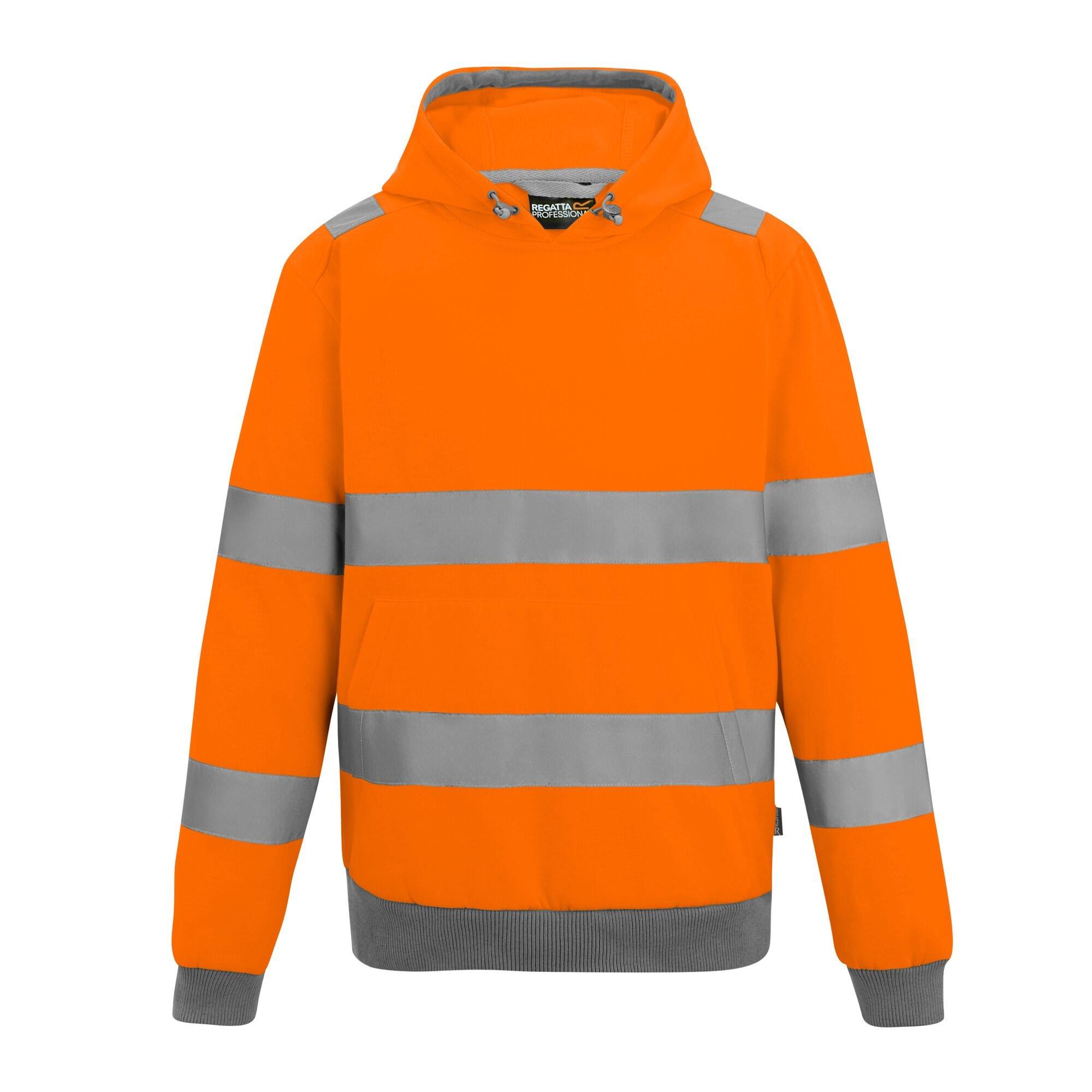 Orange - Regatta - Mens Hi-Vis Pro Contract Hoodie - 5