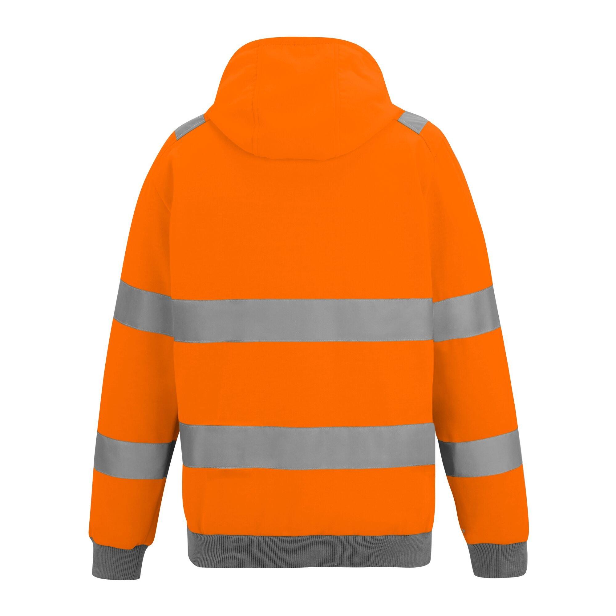 Orange - Regatta - Mens Hi-Vis Pro Contract Hoodie - 6