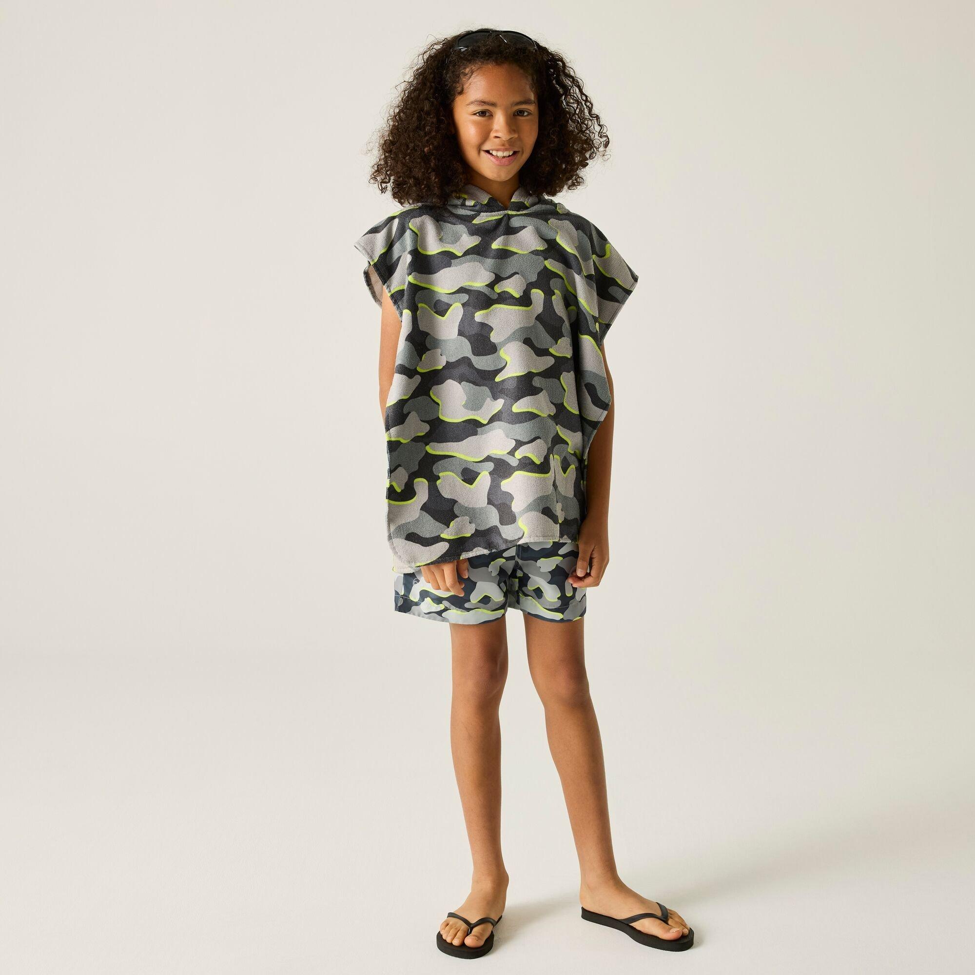 Drkstrmcamo - Regatta - Kids Towel Robe UPF 50+ protection Robe - 3