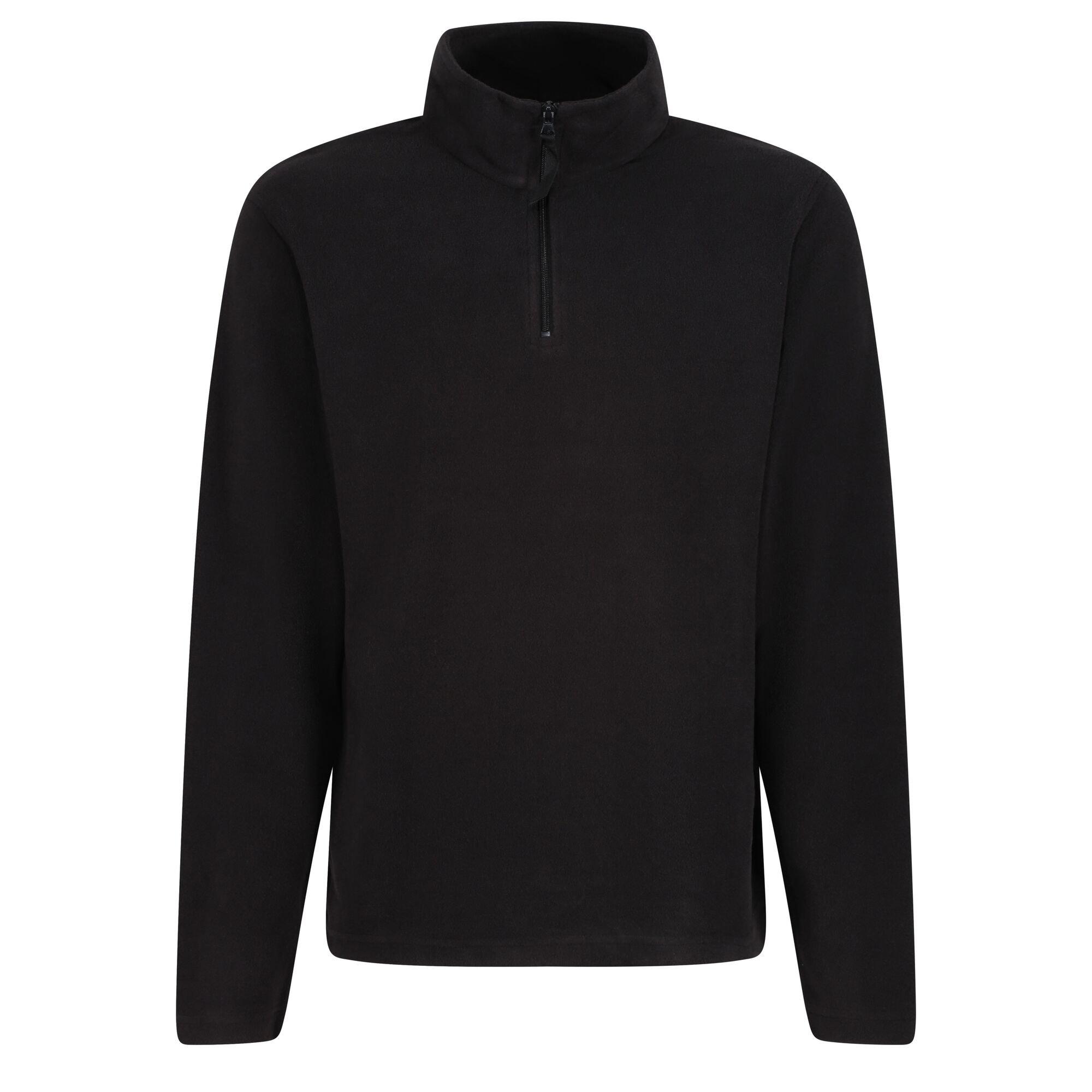 Black - Regatta - Mens Micro Lightweight Half Zip Fleece - 9