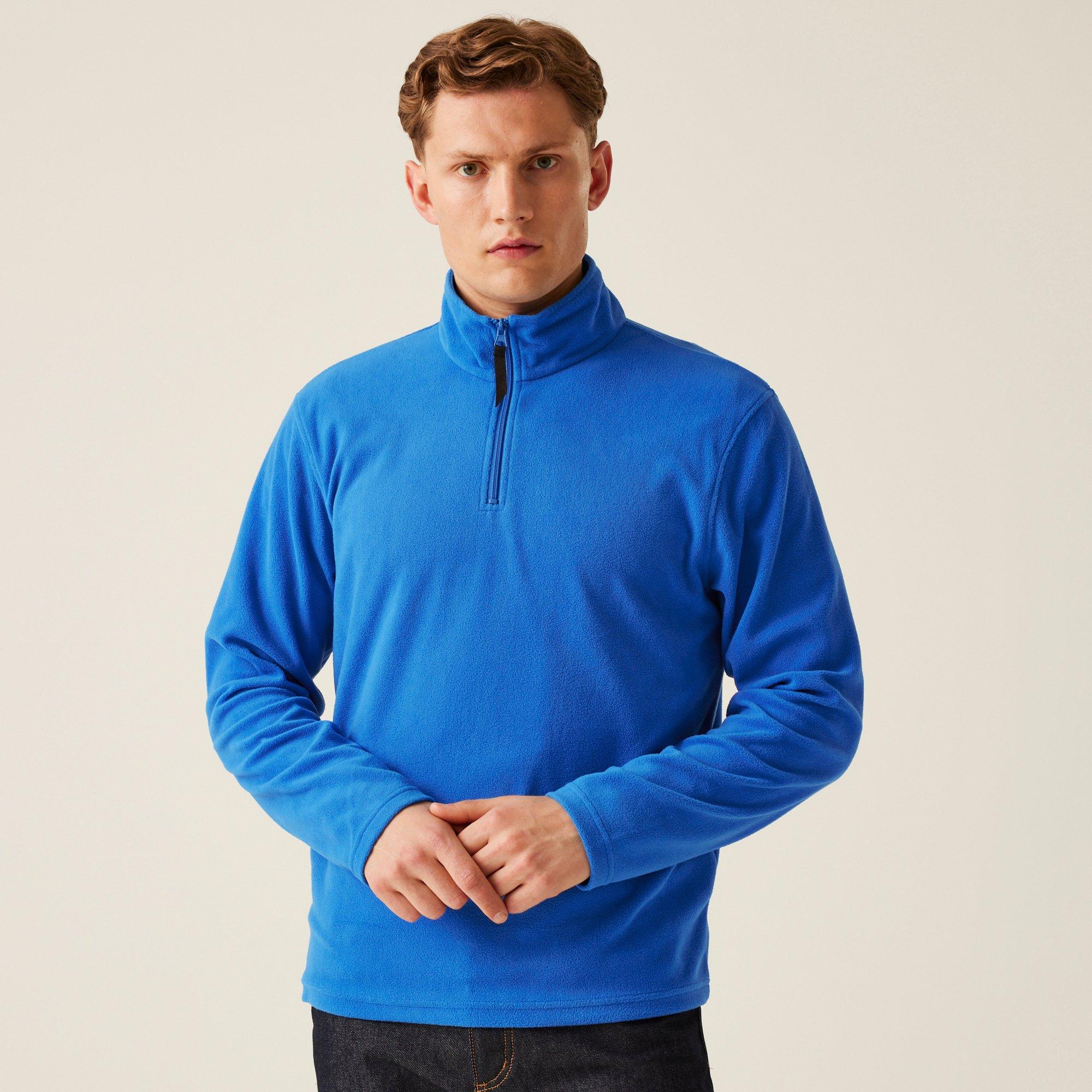 Oxford Blue - Regatta - Mens Micro Lightweight Half Zip Fleece - 1