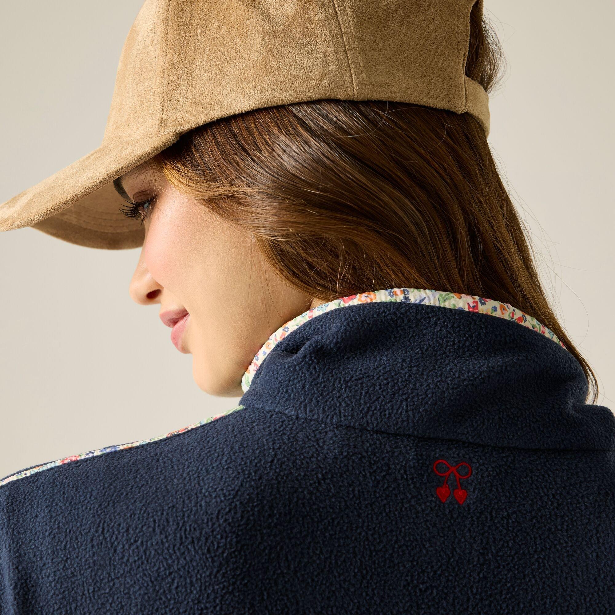 Navy - Regatta - Womens Cath Kidston Printed Half Zip Fleece - 6